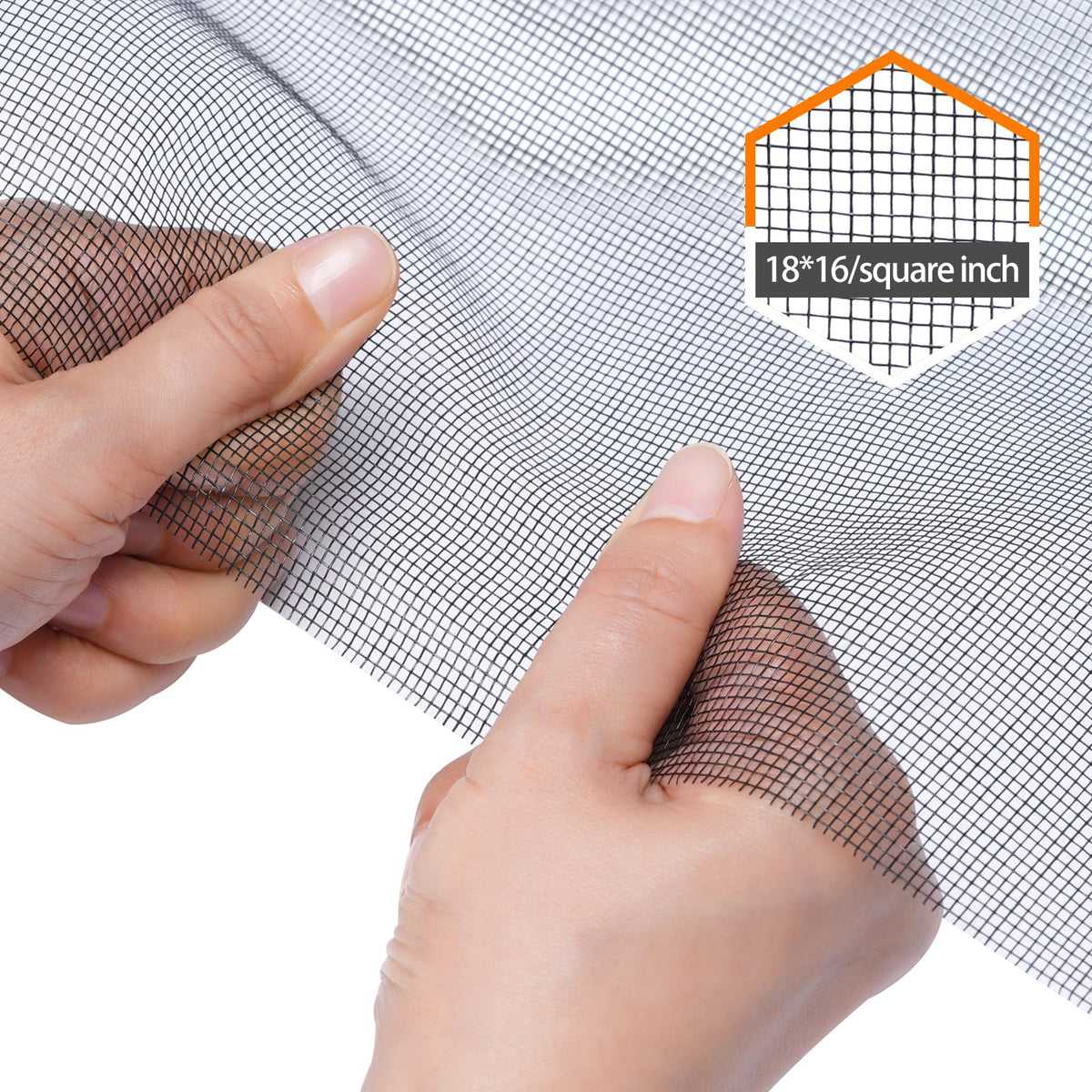 Fiberglass Window Screen Roll 96” x 100’ Easy to Use Black Replacement Window Screens for House Windows or Door