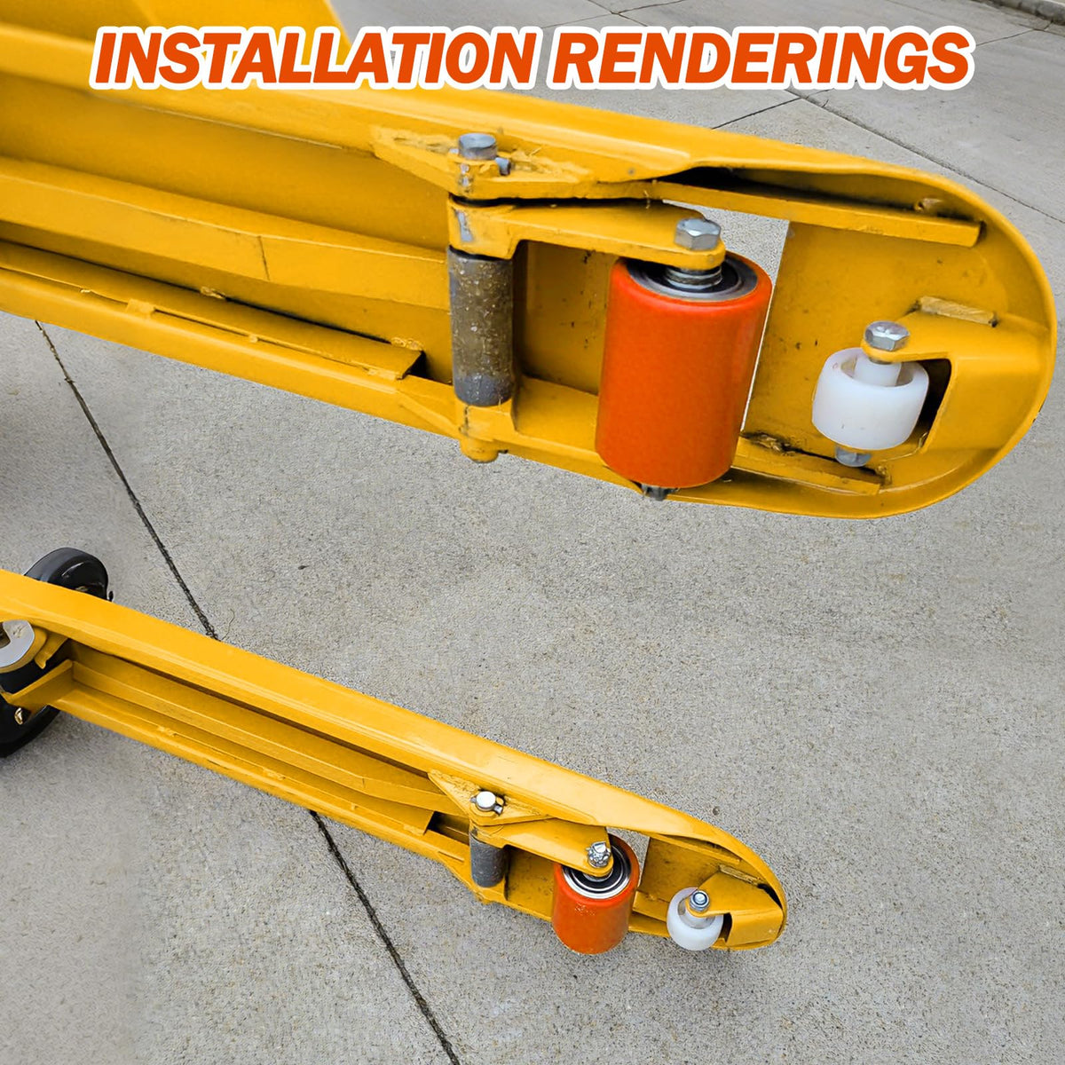 SHUNTALL Load Wheel Compatible with Toyota Model Electric Pallet Jack Lift Truck 8HBW23 2Pcs