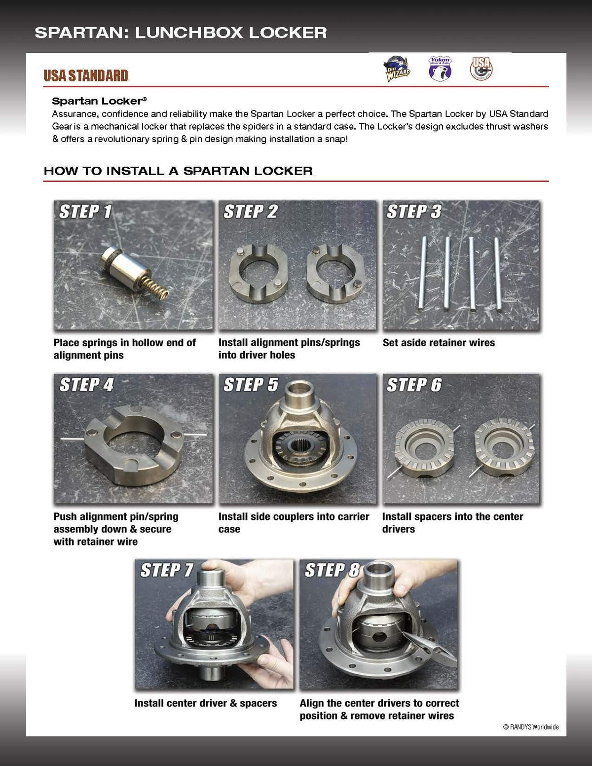 USA Standard Gear SL GM12-30 GM 12 Bolt differential-30 Spline axles Spartan Locker