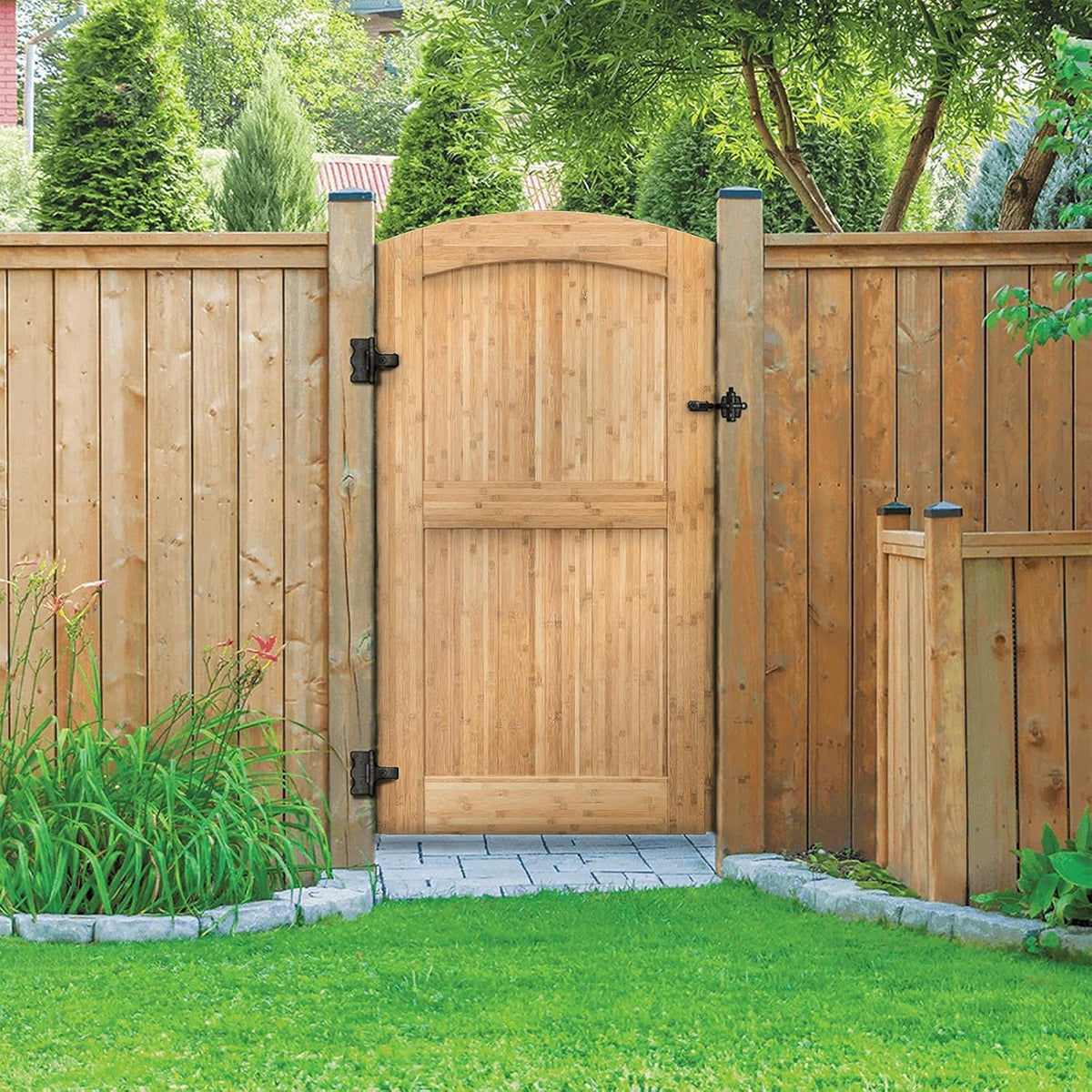 The Montevideo Deluxe, Unfinished, Bamboo Fence Gate (38")