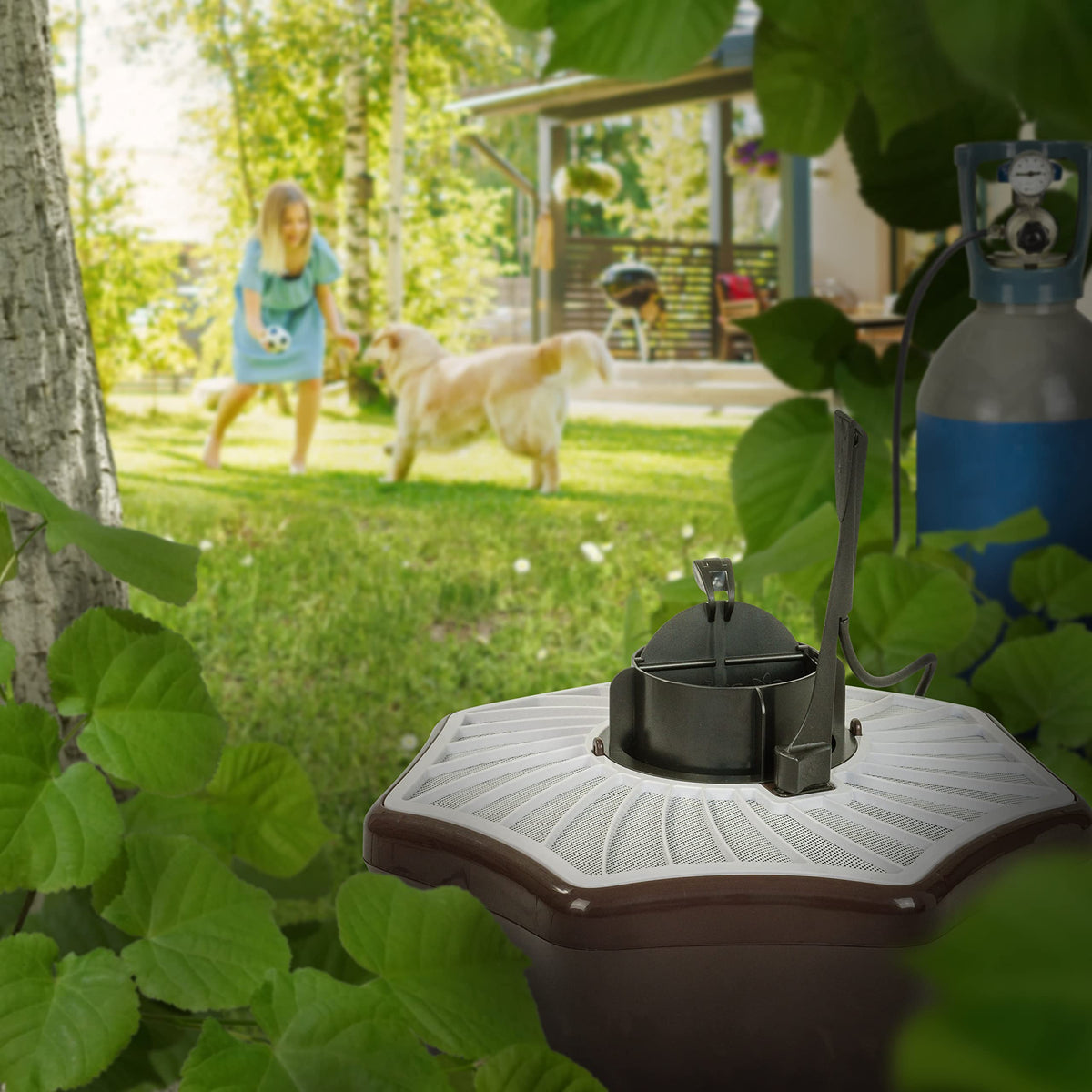 BIOGENTS BG-Booster • CO2 Upgrade for The BG-Mosquitaire Outdoor Mosquito Trap • Upgrade Your BG-Mosquitaire to Target All Biting Mosquitoes
