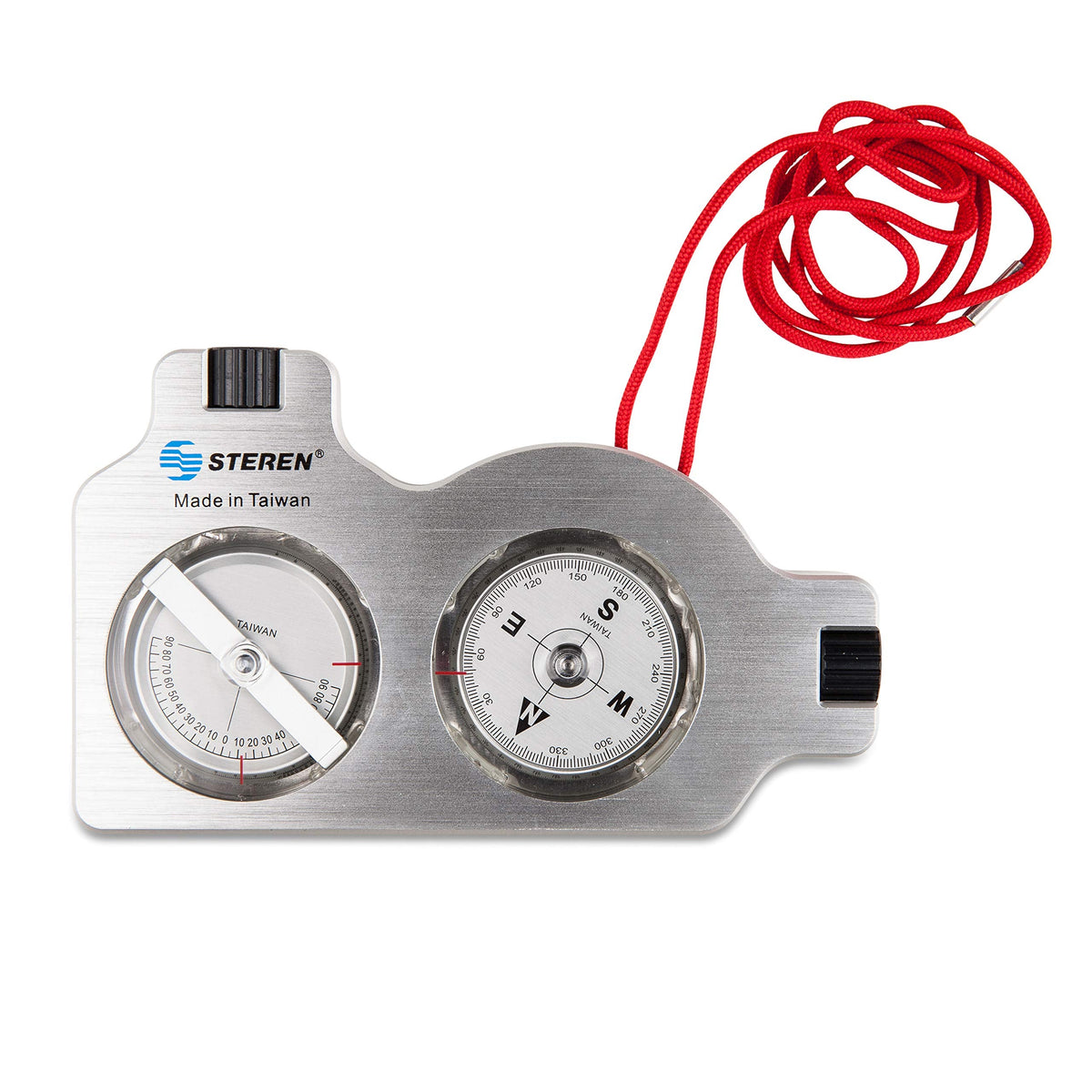 STEREN Multifunctional Surveyor Compass with Clinometer | Durable Aluminum Satellite Finder & Inclinometer | Accurate Tripod-Mountable Compass for Forestry, Offroad Surveying, and Site Navigation
