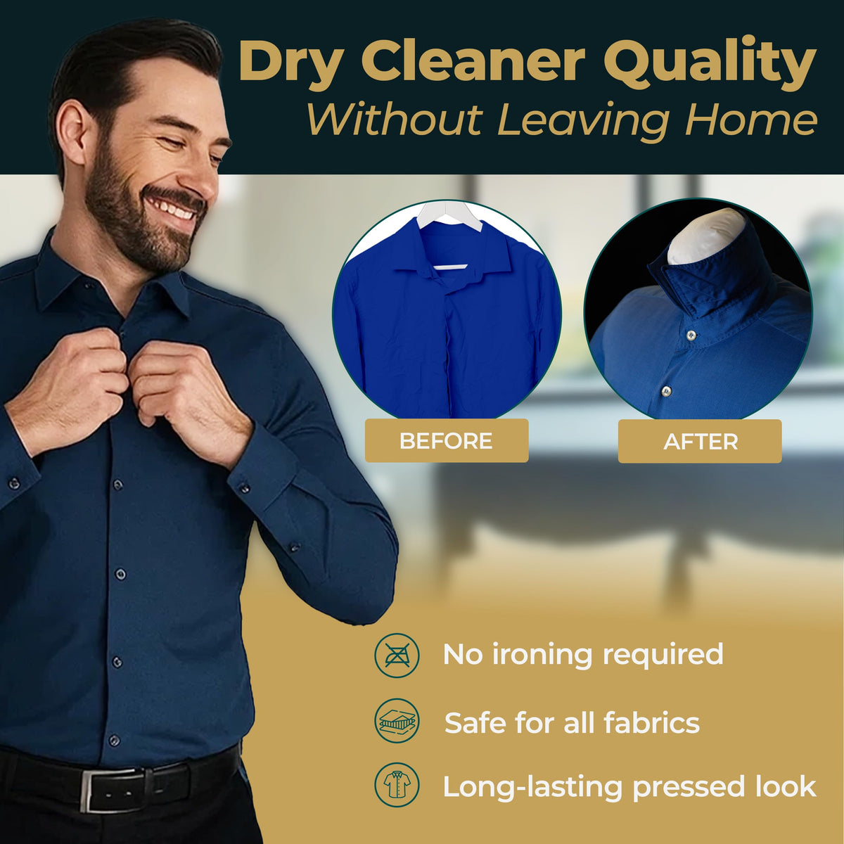 Bellairon - Original Automatic Hot Air Garment Dryer & Iron – Hands-Free Wrinkle Remover for Shirts & Pants, Designed for Reliable Everyday Use