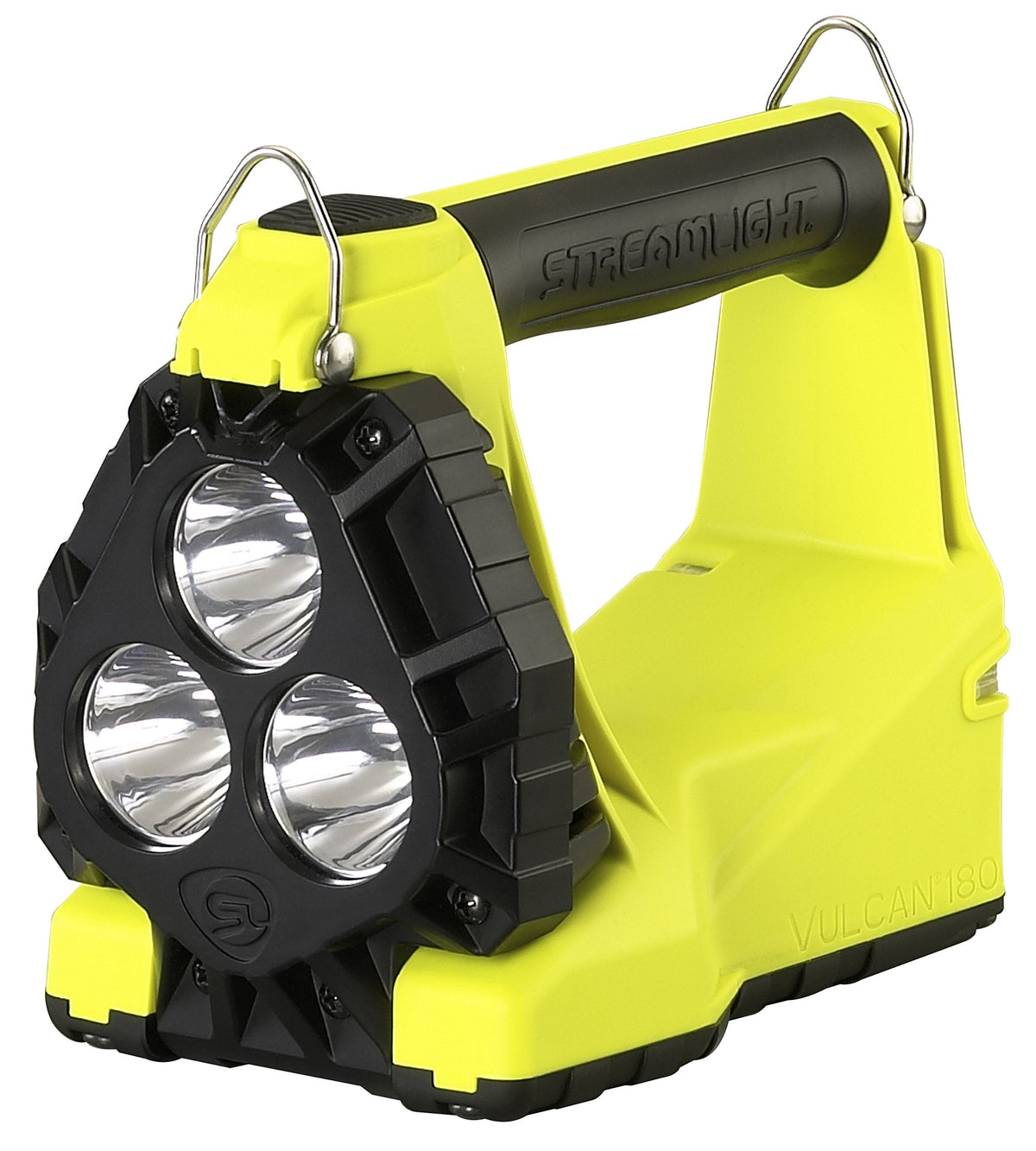 Streamlight 44321 Vulcan 180 HAZ-LO Standard System Class I DIV.1 450-Lumen Rechargeable Lantern/Portable Scene Light with 120V/100V AC/12V DC Charger and Heavy Duty Shoulder Strap, Yellow