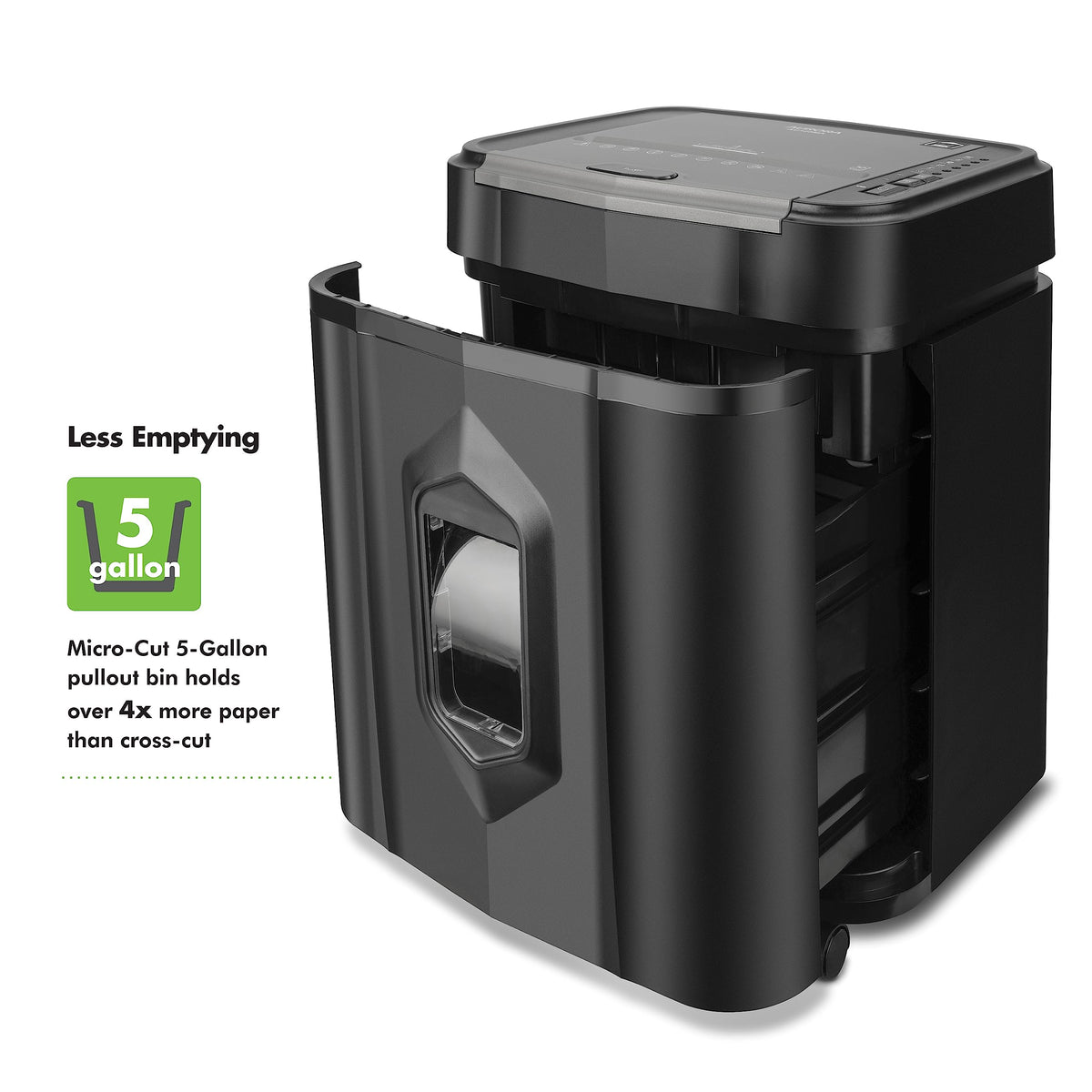 Aurora Professional Grade AU125MA 120-Sheet Auto Feed High-Security Micro-Cut Paper Shredder/60 Minutes/Security Level P-5