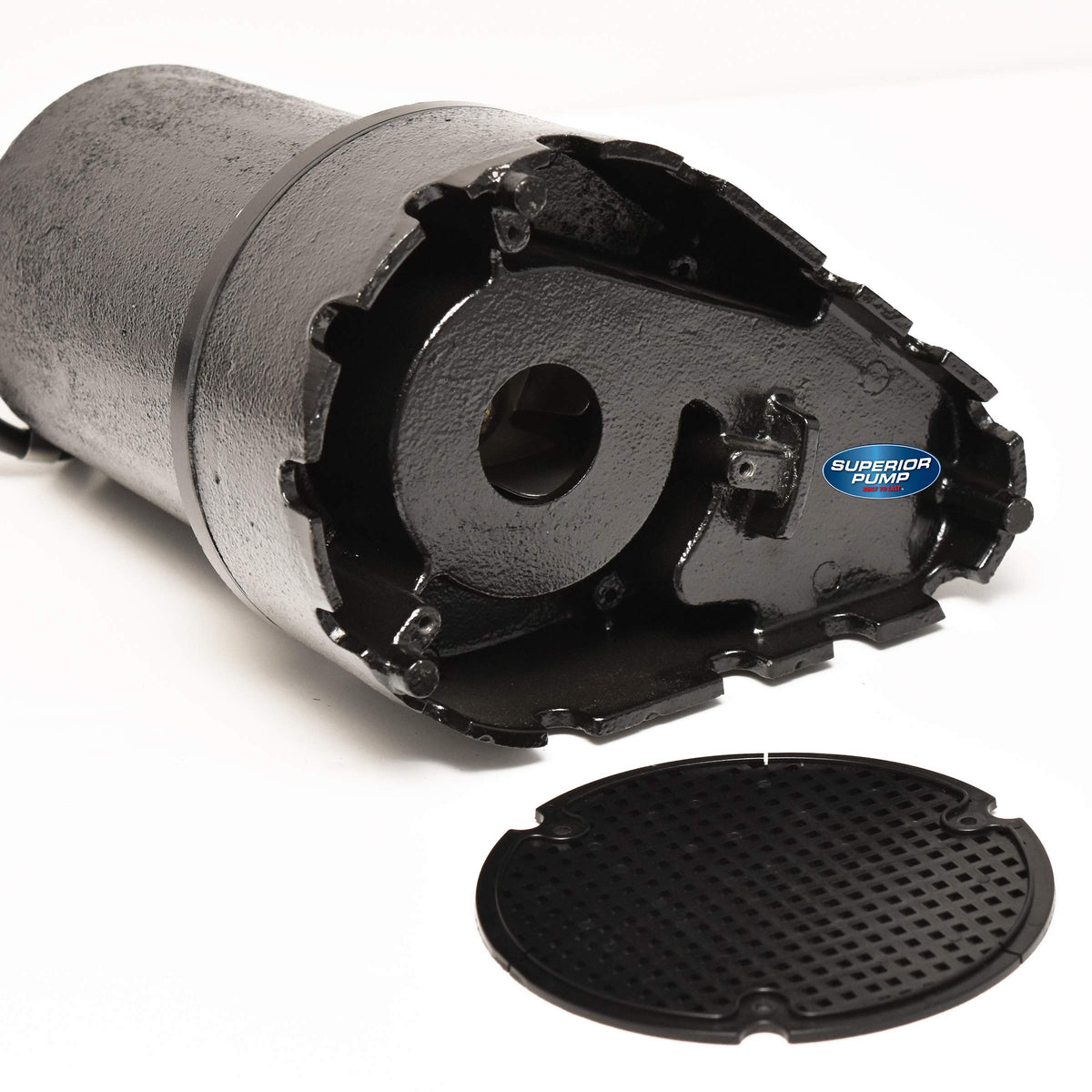 SUPERIOR PUMP 92331 High-Capacity Cast Iron Sump Pump with Tethered Float Switch, 1/3 HP