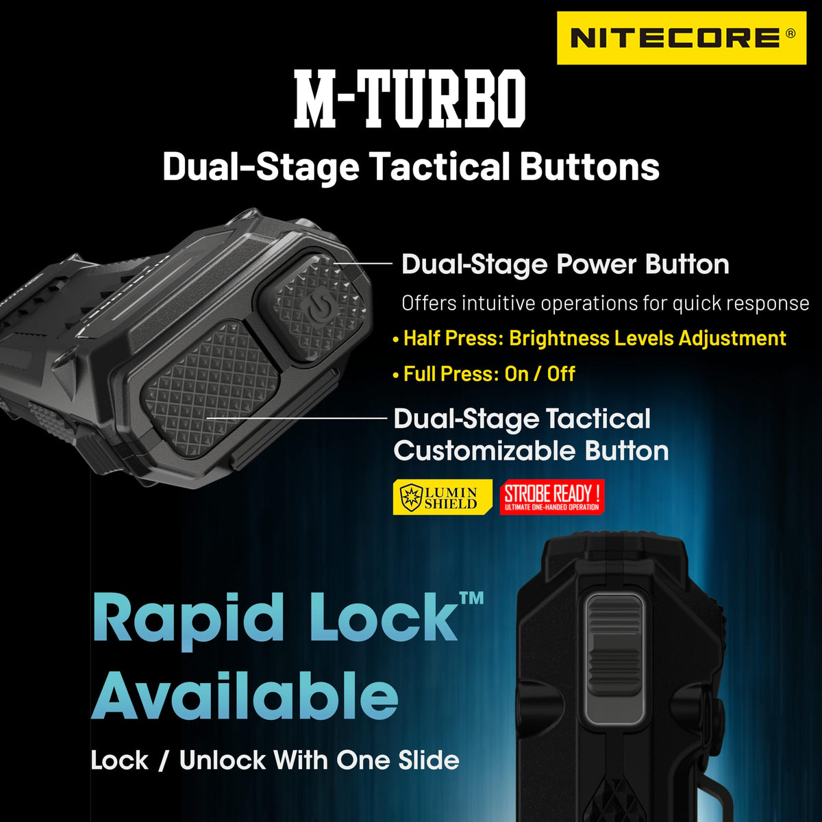 Nitecore EDC29 6500 Lumen Ultra Slim High Performance EDC Flashlight with Retractable Keychain