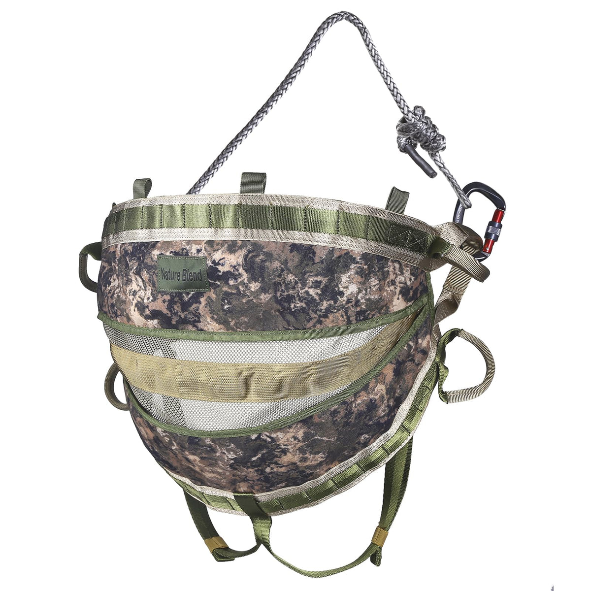 QOGIR Hunting Saddle, The Gen 2 Hunting Saddle: Comfortable Saddle Hunting, Lightweight Hammock Tree Climb Saddle, Includes Adjustable Bridge, Tree Stand Accessories, Saddle Hunting Accessories