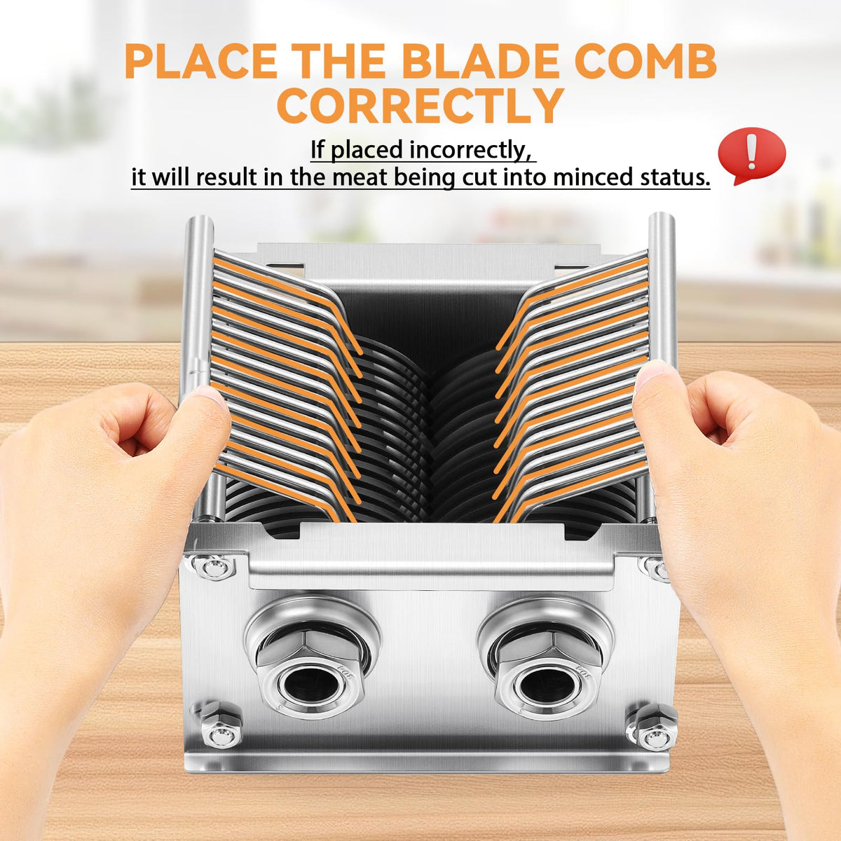 Newhai 850w Meat Cutter 5mm + 20mm Spare Blade