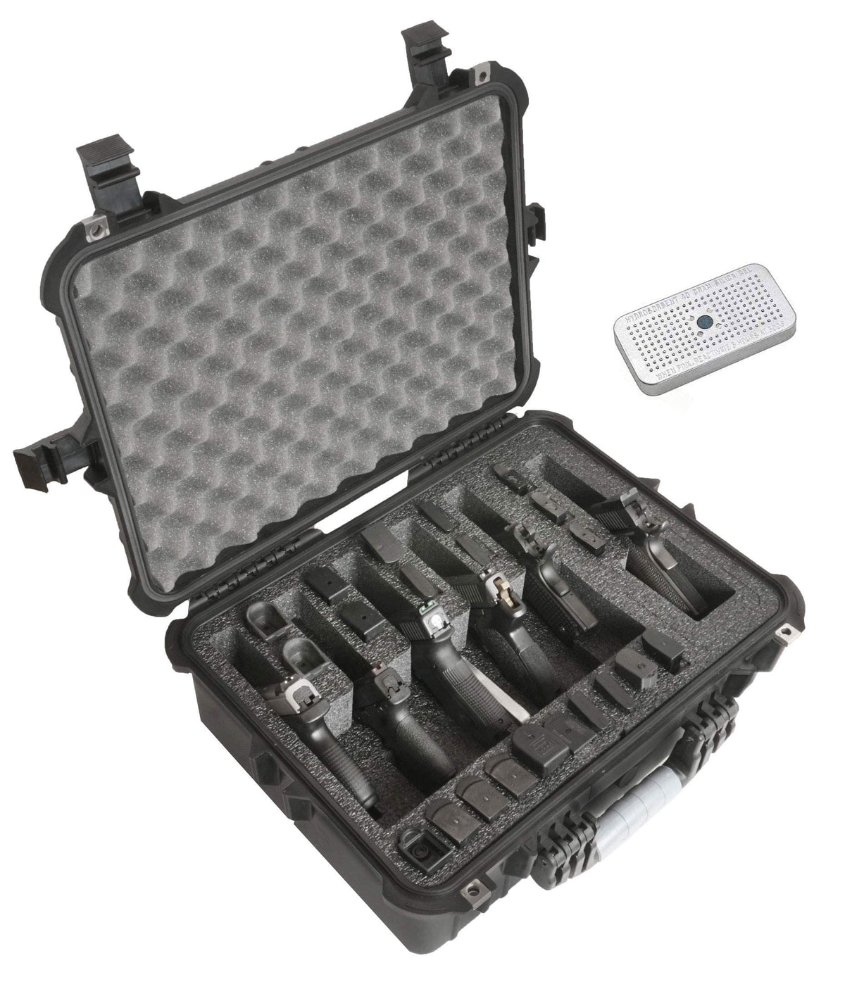 Case Club 6 Pistol and 27 Magazine Pre-Cut Heavy Duty Waterproof Case (Upgraded Gen-2)