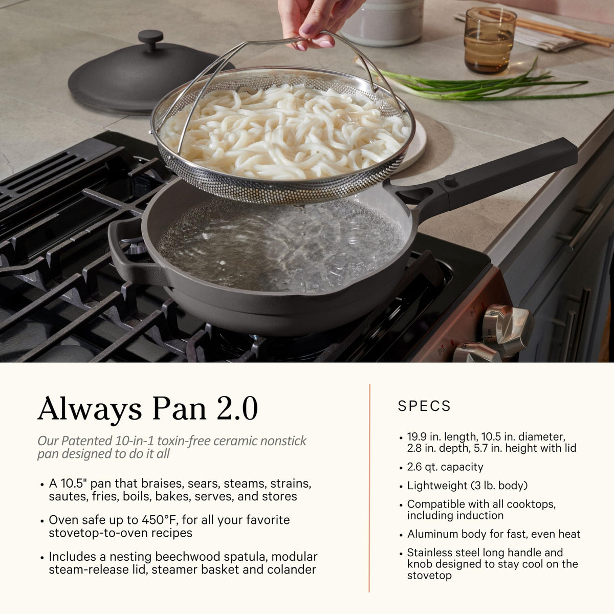 Our Place Cookware Set - 13-Piece Kit Including the Always Pan, Perfect Pot and Spatulas | Multifunctional, Toxin-Free Nonstick | Heat Safe up to 450°F | Oven, Stove, Induction Compatible | Sage