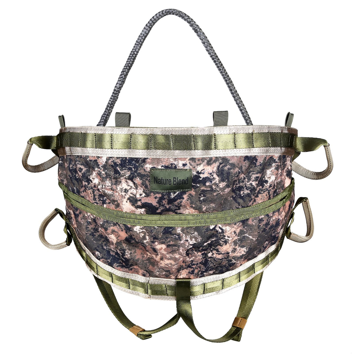NatureBlend Tree Saddle, The Gen 2 Hunting Saddle, Ultra Large Comfortable Seat, Lightweight Tree Stands Accessories, Adjustable Tree Climbing Saddle, Essential Saddle Hunting Gear, Includes Bridge