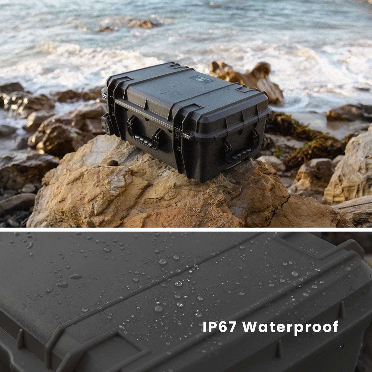 Seahorse 920 Heavy Duty Protective Dry Box Case - TSA Approved/Mil Spec / IP67 Waterproof/USA Made