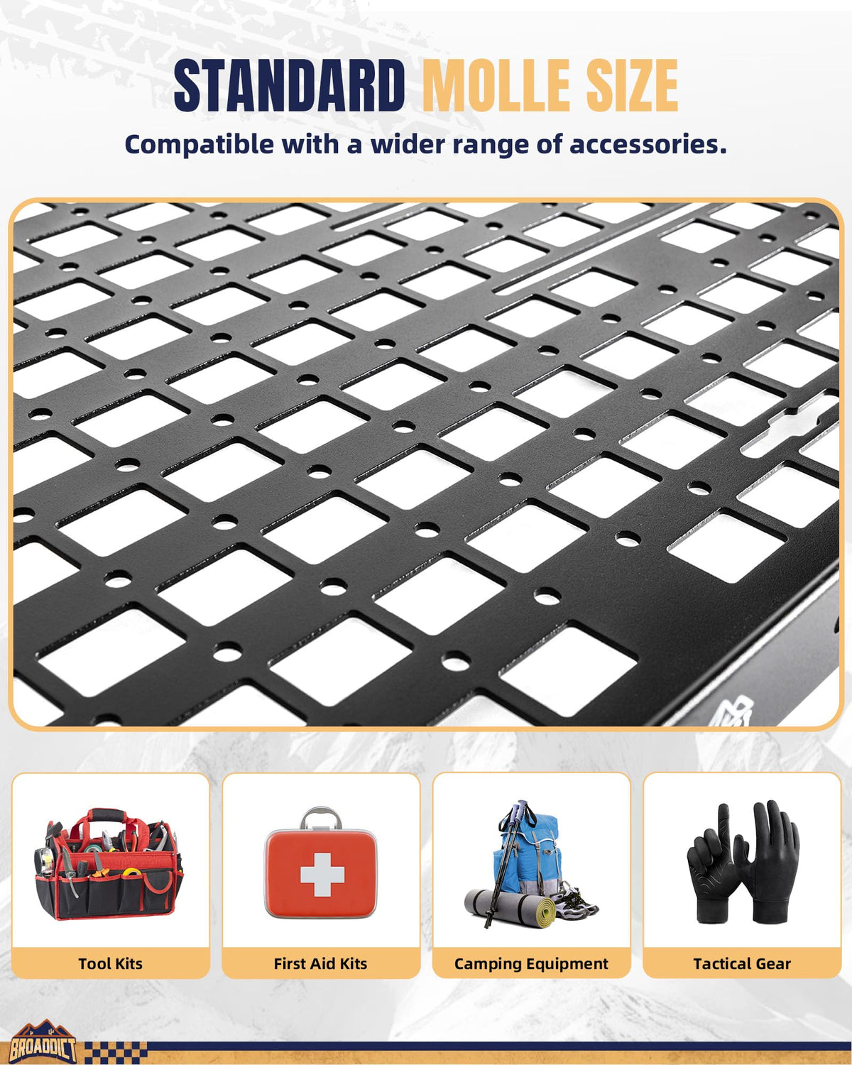 Broaddict Rear Trunk Cargo Rack Basket Tray Fit for 2007-2026 Jeep Wrangler JK JL Unlimited 4 Door Hardtops, Interior Luggage Carrier Storage Shelf for Camping Trip Gear