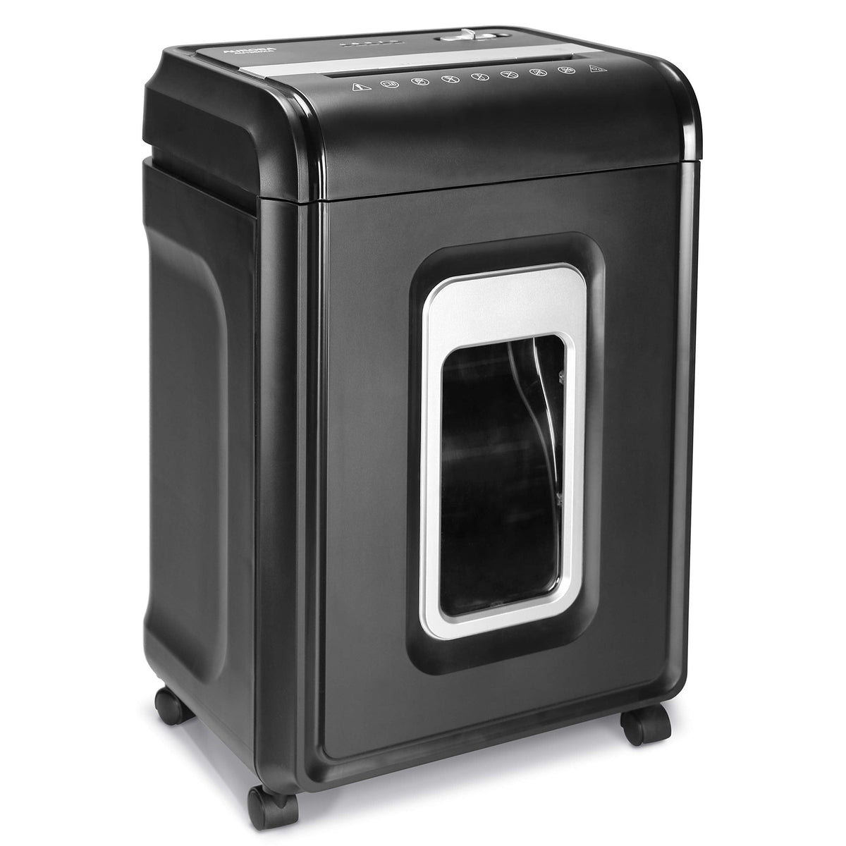 Aurora AU1880XA Heavy Duty Anti-Jam 18-Sheet Crosscut Shredder/60 Min Run Time/ 7-Gallon Pullout Basket and Casters