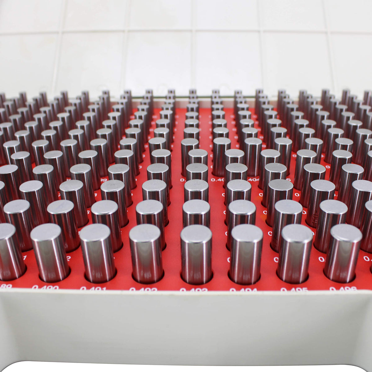 TEXALAN(R) Plus Pin Gage Set with Storage Case Steel for Measuring Holes 250pcs 0.251"-0.500" M2