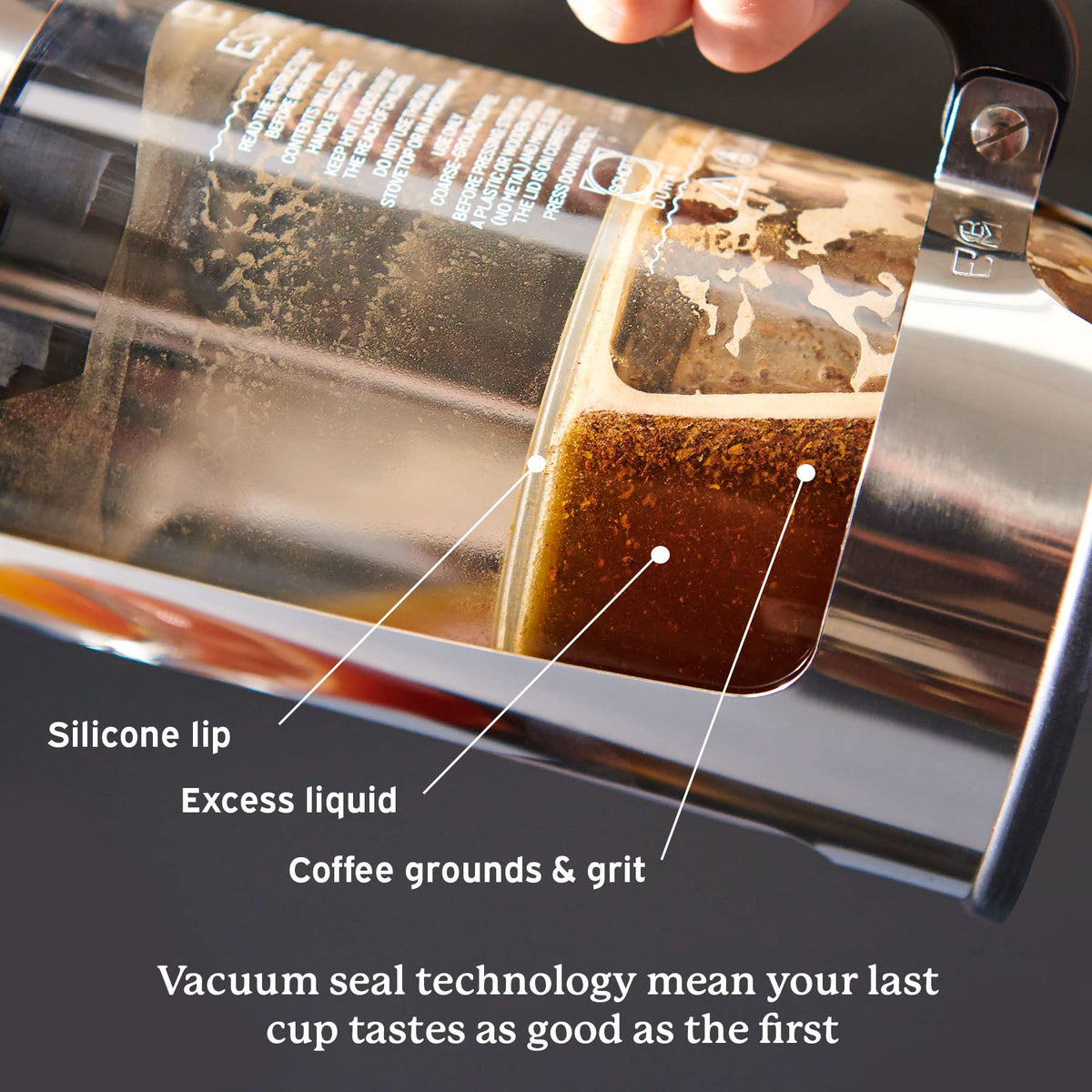 ESPRO - P7 French Press - Double Walled Stainless Steel Insulated Coffee and Tea Maker with Micro-Filter (Polished Stainless Steel, 18 Oz) Coffee Paper Filters (100 Count)
