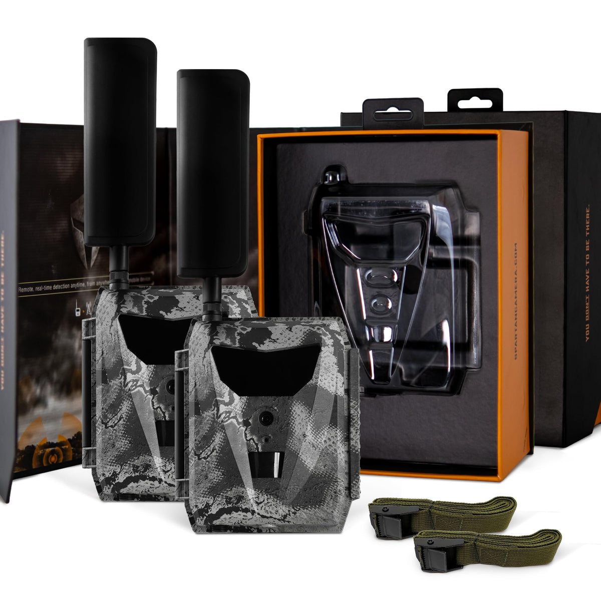 Spartan Camera GoLive 4G LTE Trail Camera, Free Roaming in US, Live-Streaming, Anti-Theft GPS, On-Demand Image&Video Capture, Real-time Updates, Built-in Lithium Battery, Blackout (1, AT&T)