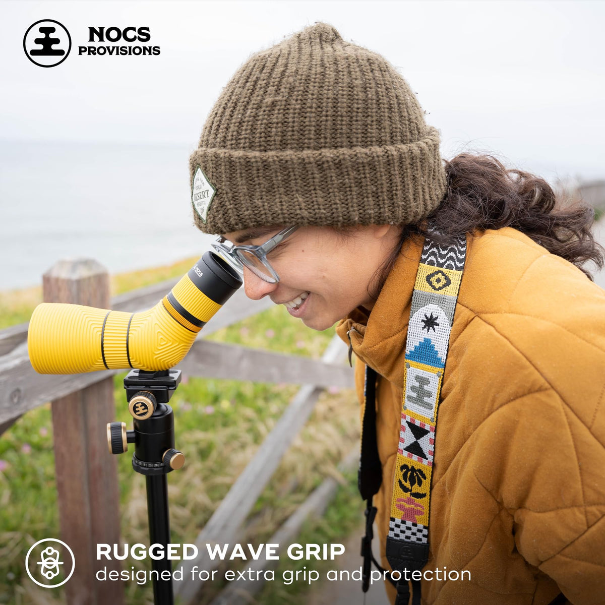Nocs Provisions Lite View 9-27x56mm Spotting Scope – Compact, Fully Multi-Coated, Anti-Scratch Optics for Adults & Kids, Ideal for Bird Watching, Hiking, Wildlife & Outdoor Travel - Saguaro Green