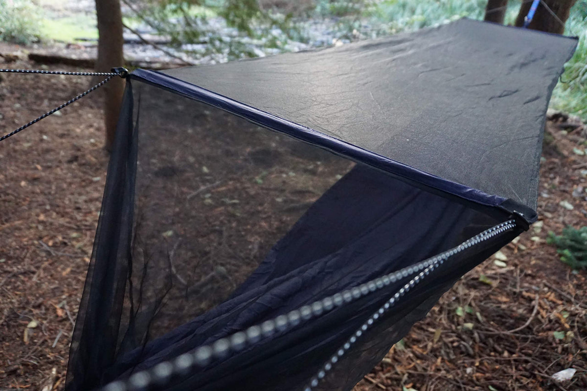 GRAND TRUNK Skeeter Beeter XT Hammock with Bug Net | 10’6” Parachute Nylon Camping Hammock, Carabiners & Hanging Kit | 400 lb Capacity | Olive & Khaki
