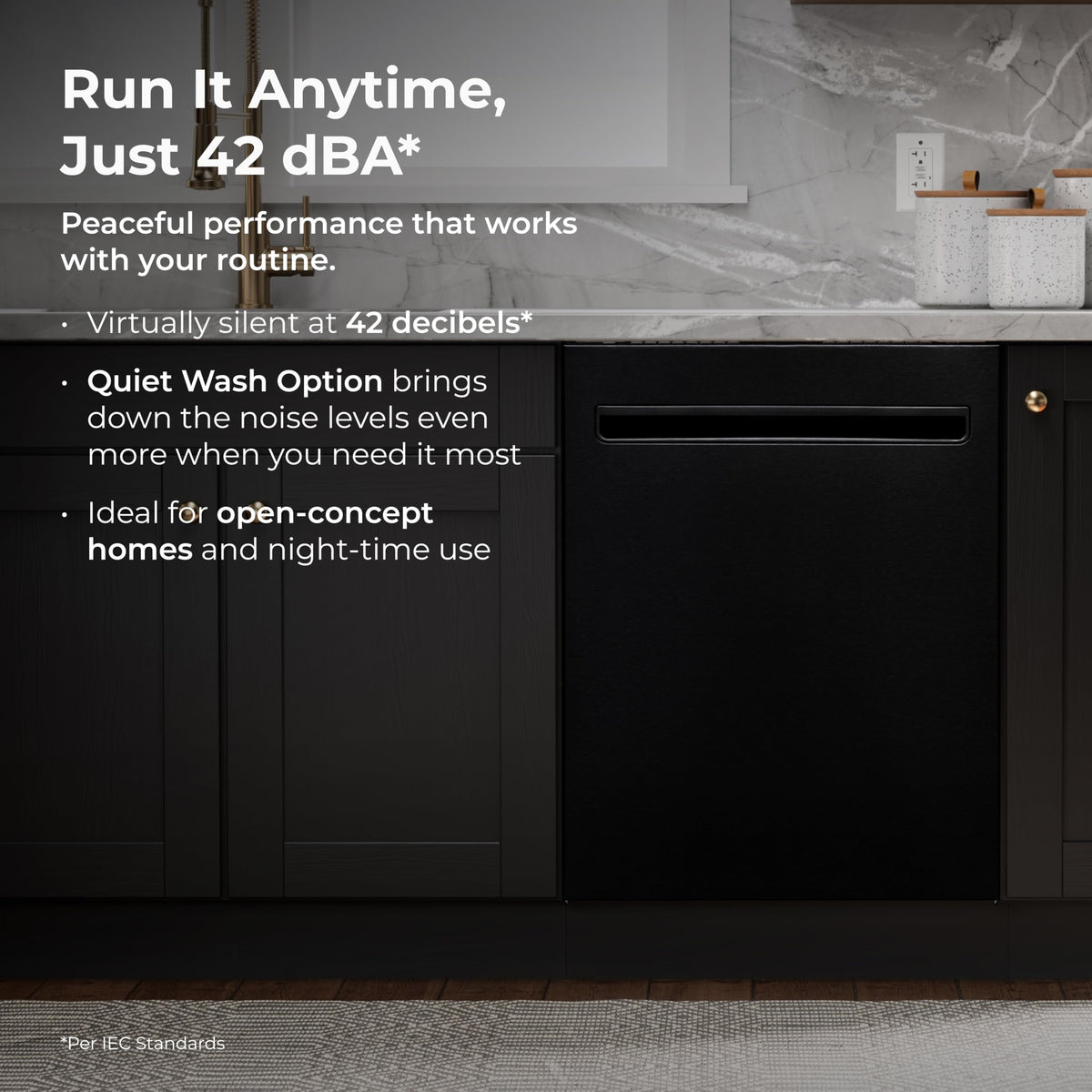 Kenmore 22-14699 Elite 24" Built-In Dishwasher - UltraWash Plus, TurboDry, QuietWash, SmartWash & TurboFlex Third Rack - 15 Place Settings - 42 DBA - ENERGY STAR Certified - 24" - Black