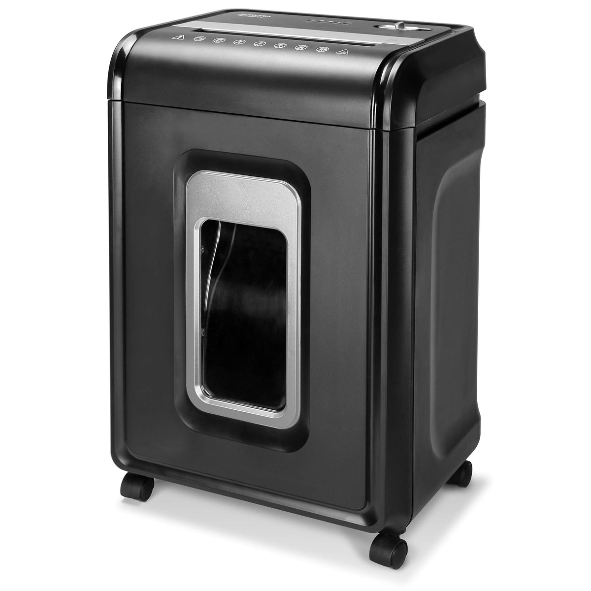 Aurora AU1880XA Heavy Duty Anti-Jam 18-Sheet Crosscut Shredder/60 Min Run Time/ 7-Gallon Pullout Basket and Casters