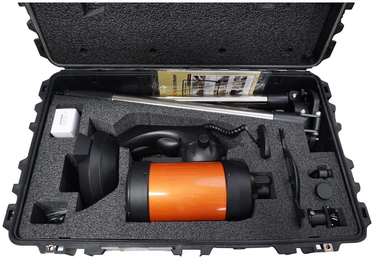 Case Club Case Fits Celestron NexStar 5SE Telescope, including Aperture, Mount, and Tripod. Hard-Shell, Waterproof, Travel Ready