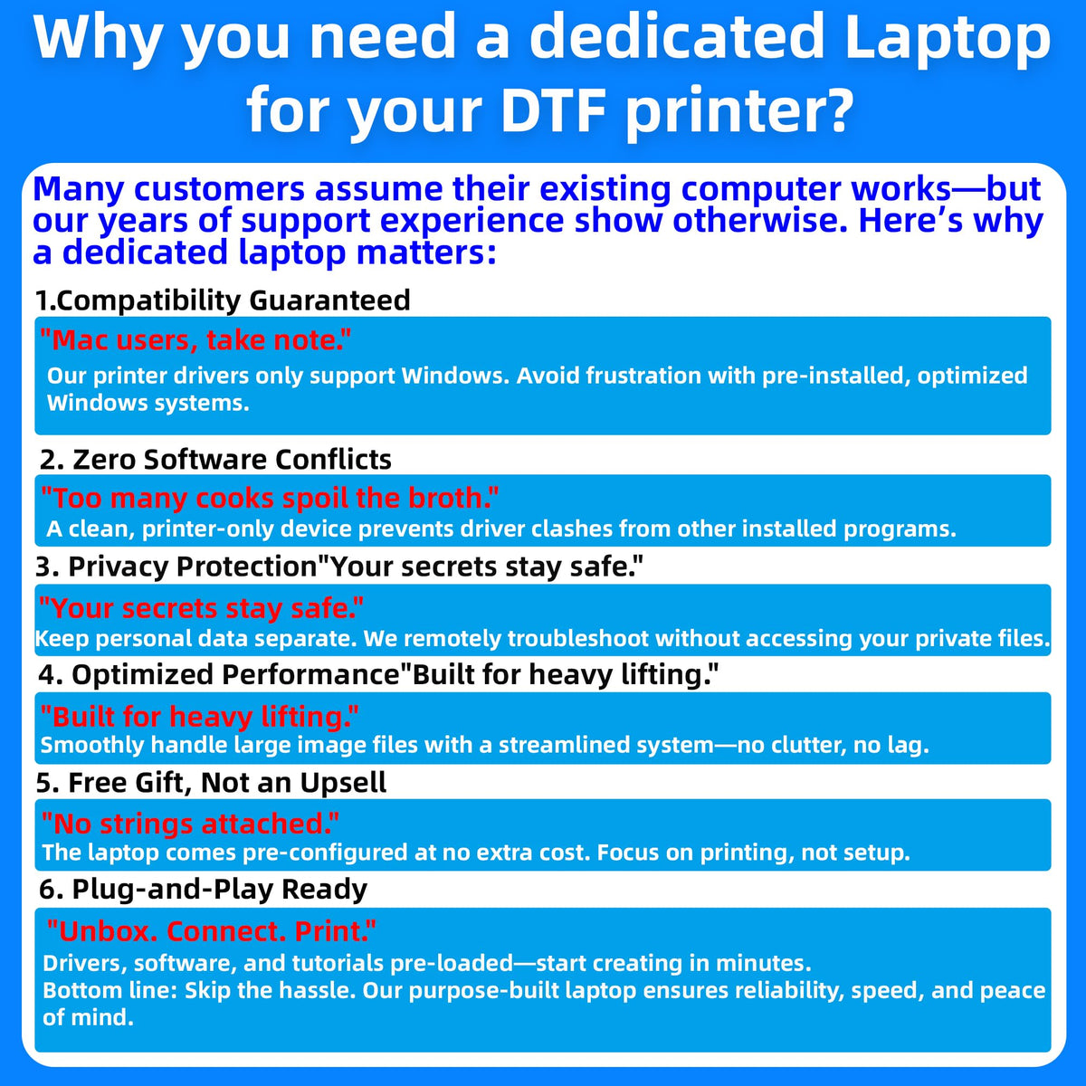 Lancelot Auto-Maintenance M1630 Pro DTF Bundle with Roll Feeder,White Ink Circulation for DIY T Shirt Printing,Doubled Speed Over L1800,L805 DTF Printer Machine(Printer+Oven+Laptop+Consumables)