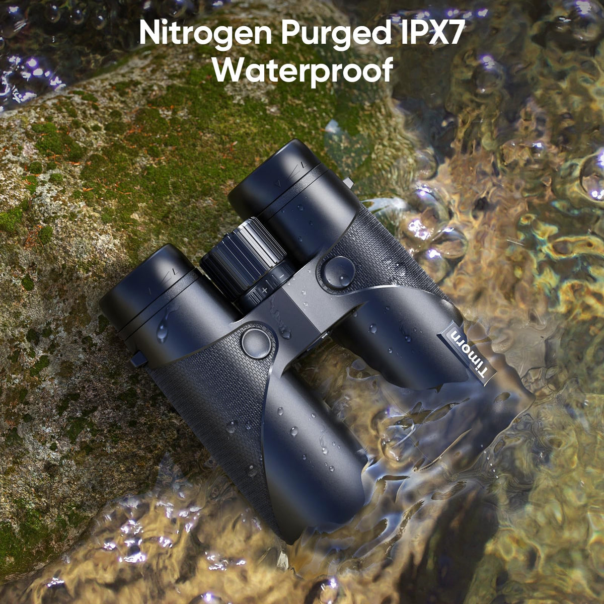 10x42 HD Binoculars for Adults High Powered: Timorn Powerful Binoculars for Bird Watching with Phone Adapter Tripod, Waterproof Fogproof Lightweight Binocular for Birding, Hiking,Travel, Sports