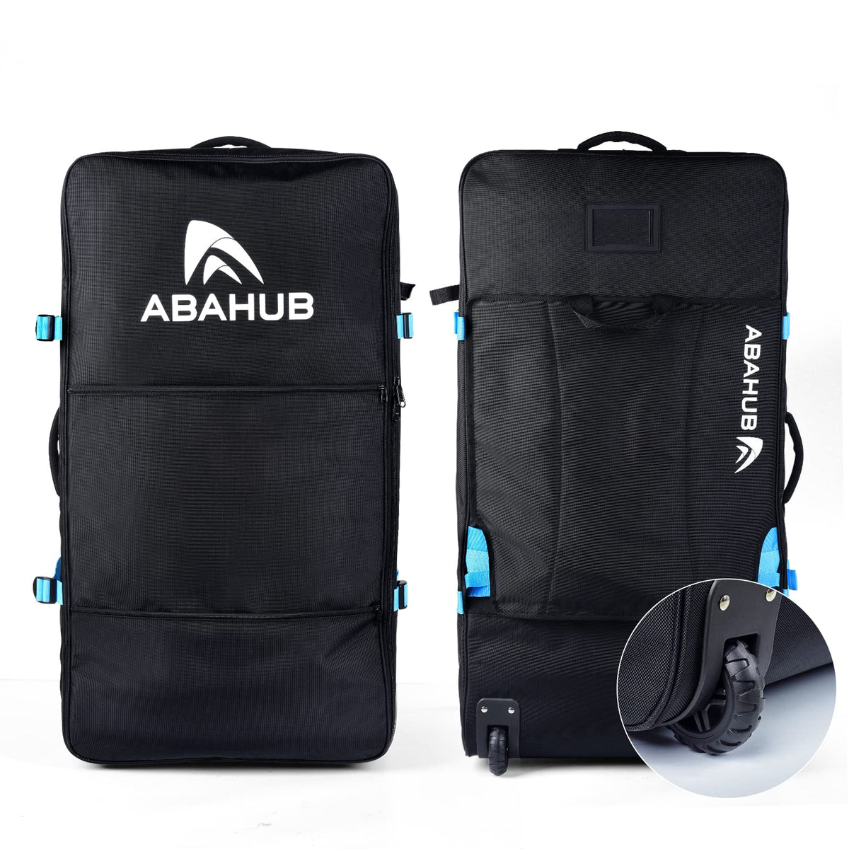 Abahub Premium iSUP Bag with Wheels, Travel Carrying Backpack for Inflatable Stand Up Paddleboards, Paddle Board Accessories(With Wheel)