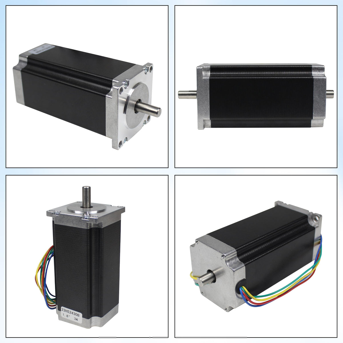 RATTMMOTOR 4 Axis Nema 23 Stepper Motor Kit,3A 425oz.in 112mm Motor Driver,Mach3 Motion Control Card 4 axis USB CNC Controller Kit,36V DC Power Supply for CNC Router Engraving Machine