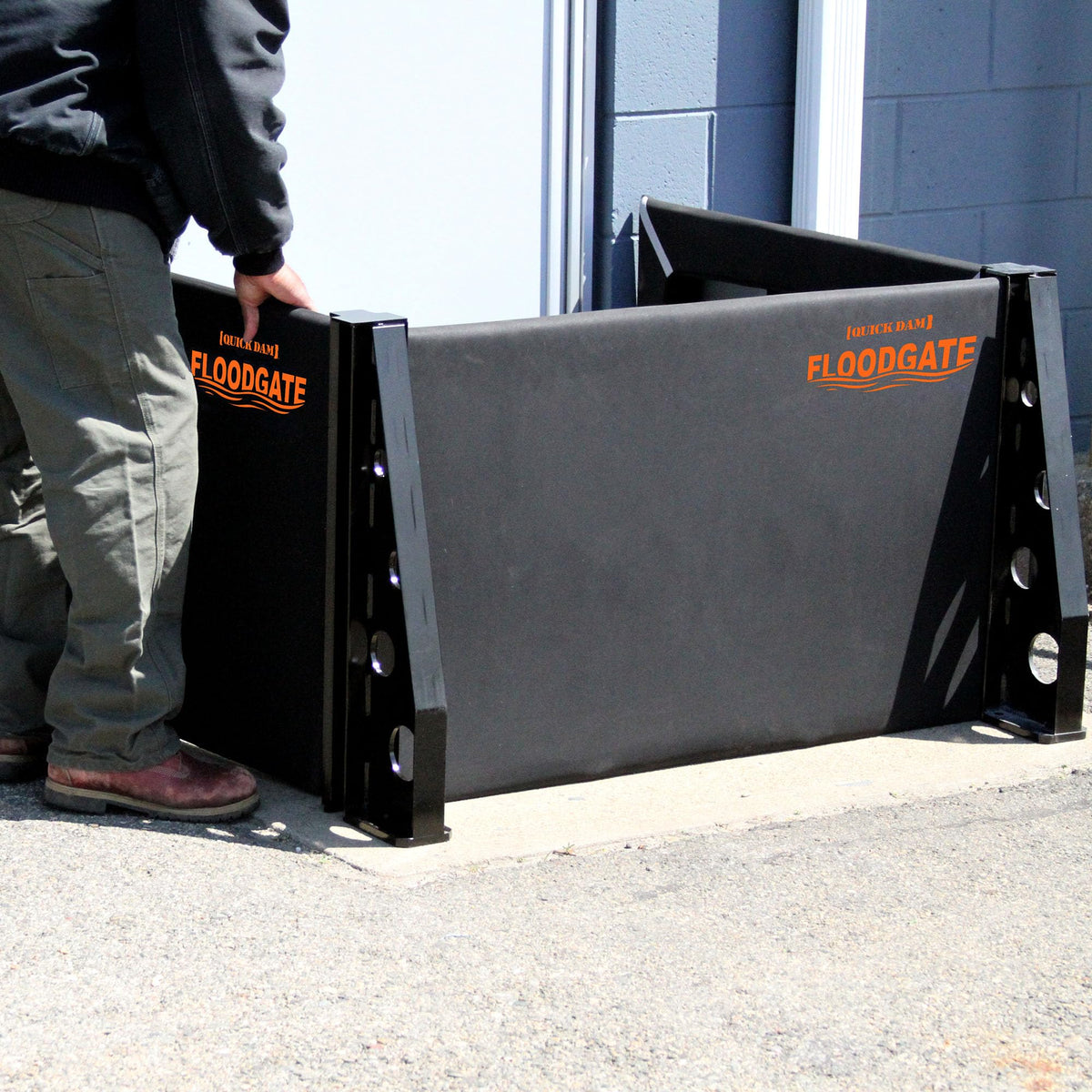 Quick Dam QDFG45 FloodGate-Doorway Flood Guard-45-50 Openings, 45" To 50", Orange