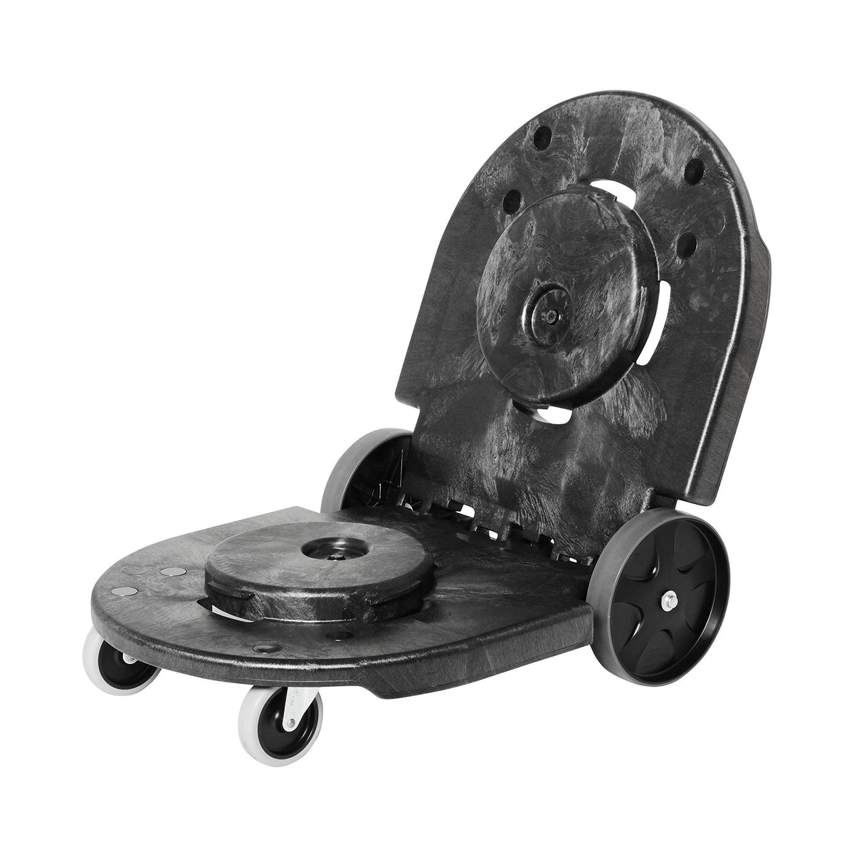 Rubbermaid Commercial Products Dolly for BRUTE Trash Can Wheels Black for Restaurants/Back of House/Offices/Warehouses/Airports/Commercial Environments
