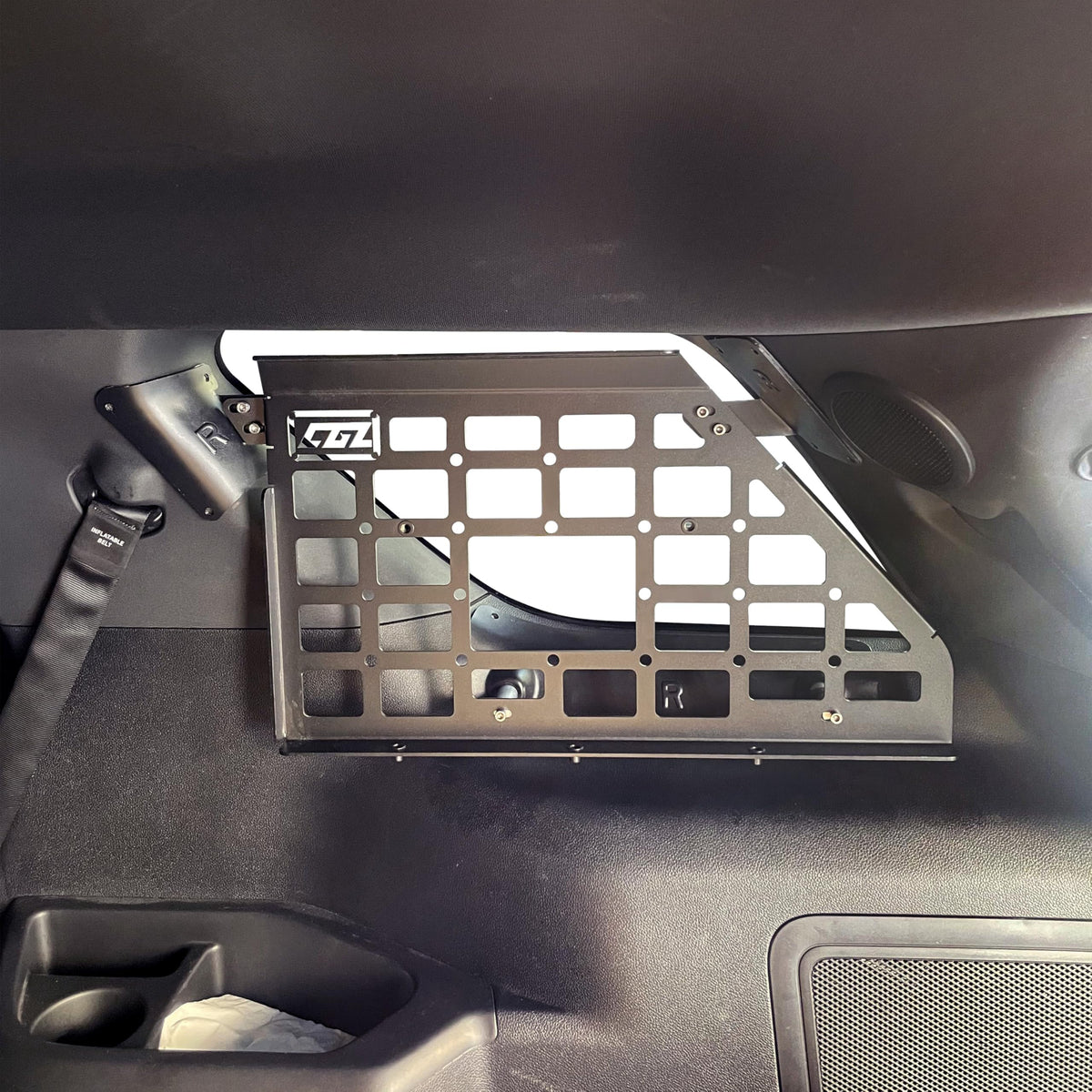 HIGH FLYING 2011-2019 for Ford Explorer Modular Storage Molle Panel System Trunk Shelf Interior Luggage Carrier Rack Trunk Organizer Aluminum (Panels+Shelf)