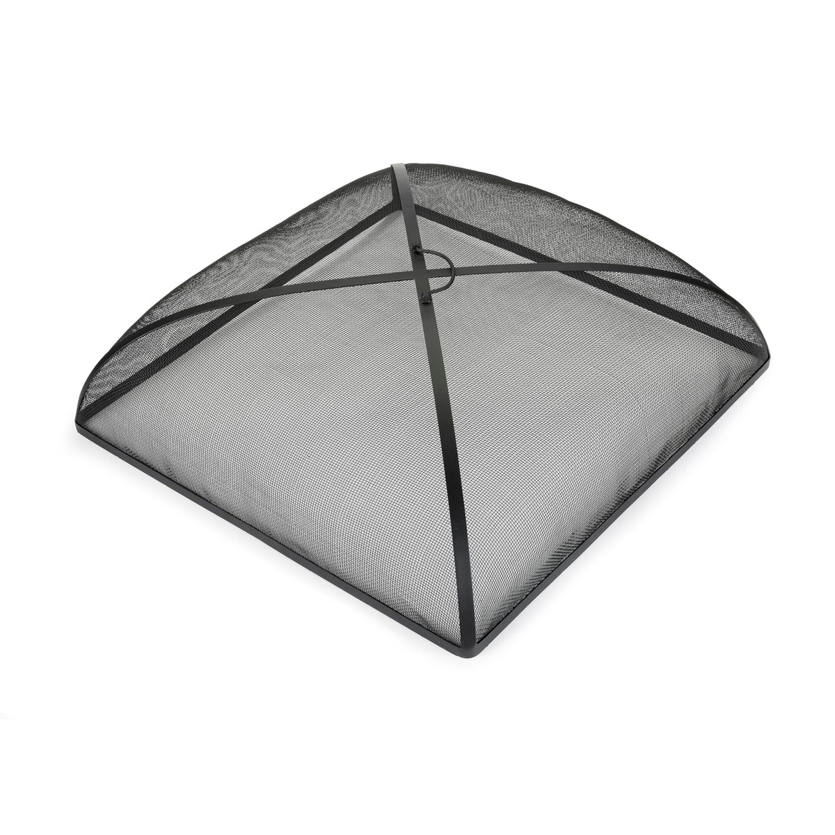 Good Directions 782 Heavy Duty Fire Pit Spark Screen Square Cover with Mesh, Handle and Lifter, 30" Square, Black, Patio, Lawn & Garden