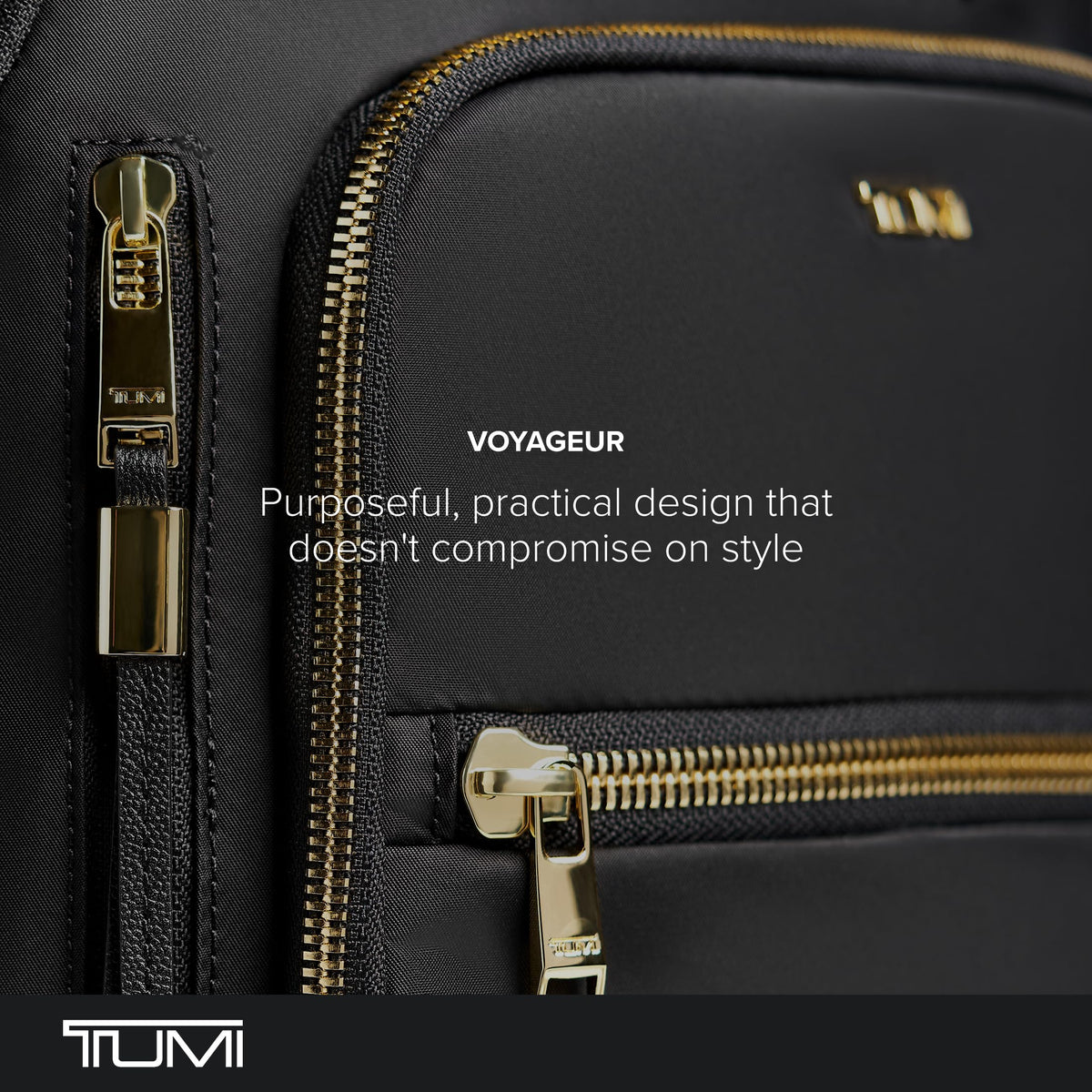 Tumi Unisex Passport Case Black/Gold One Size