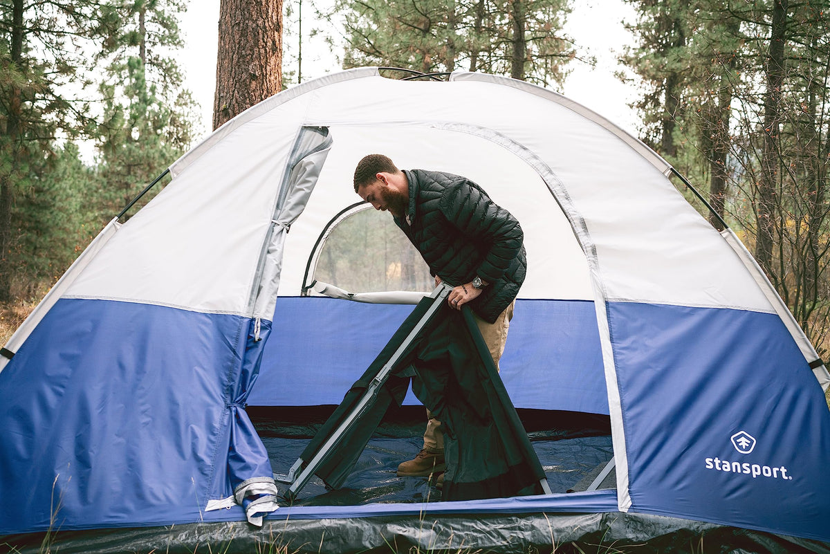 Stansport Heavy Duty G.I. Cot (G-36-42), Black