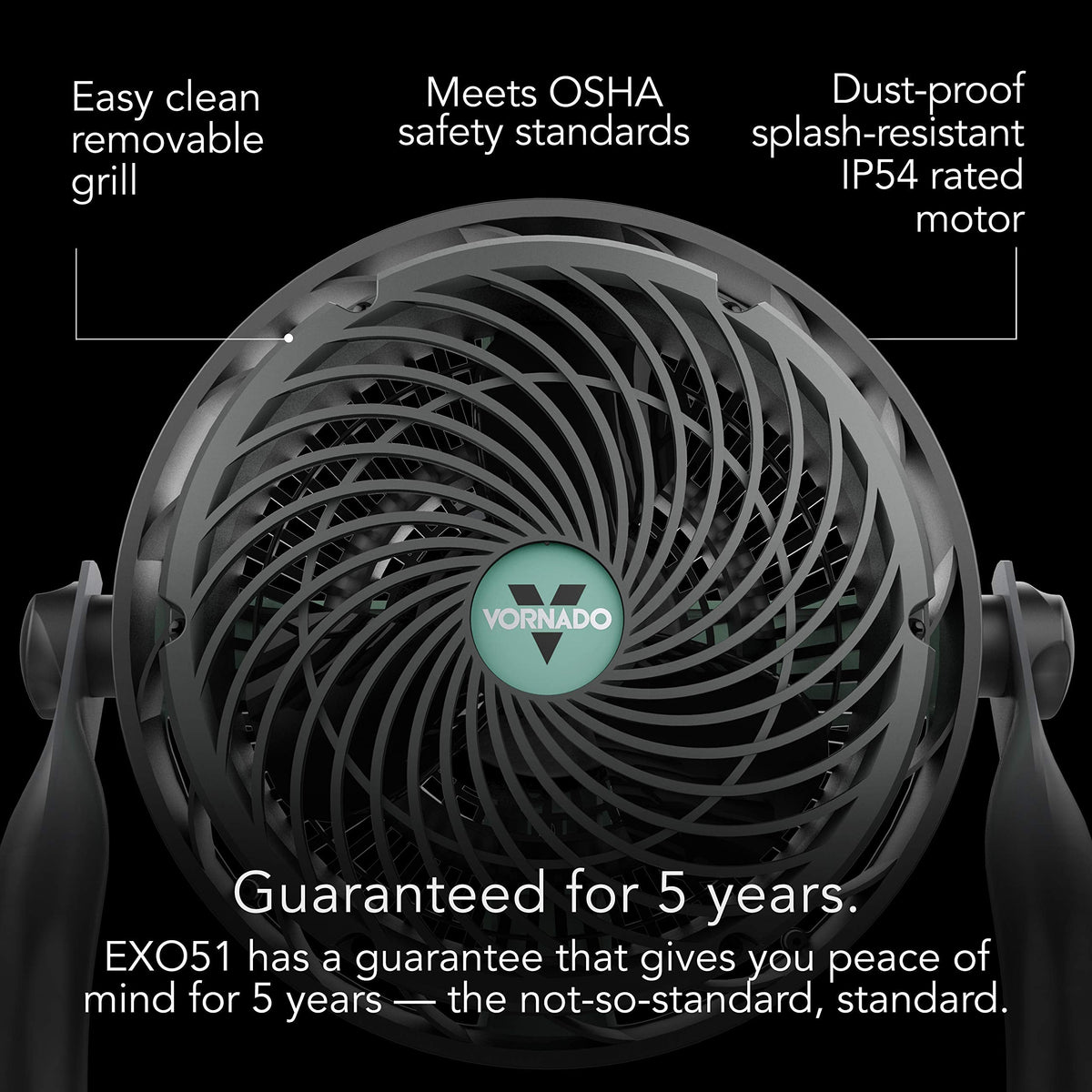 Vornado 602 Whole Room Air Circulator Pedestal Fan Bundle EXO51 Heavy Duty Air Circulator Shop Fan