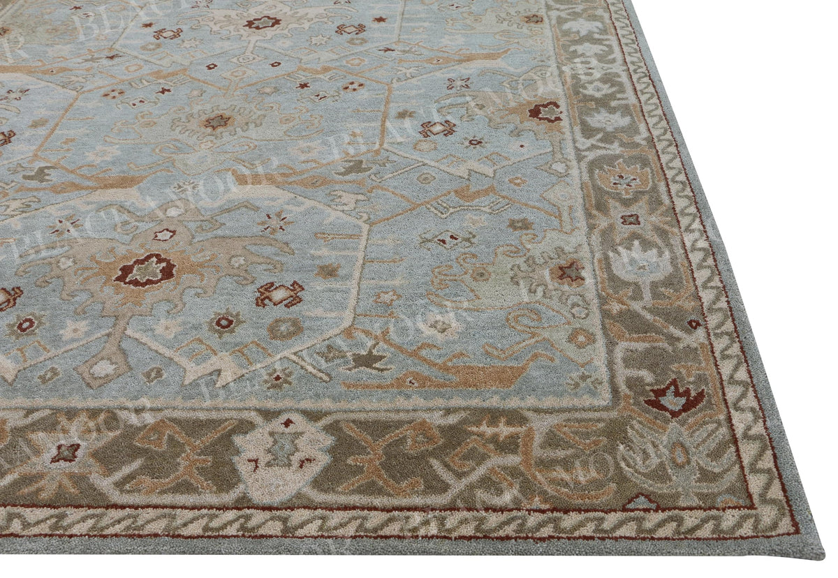 Blackamoor Channing New Handmade Woolen Tufted Rug Masterpiece Design Fine Wool Pile,Durability Ideal for Living Rooms | All Charges are Included in The Final Price (2'.6" x6' Runner (80cm x 180cm))