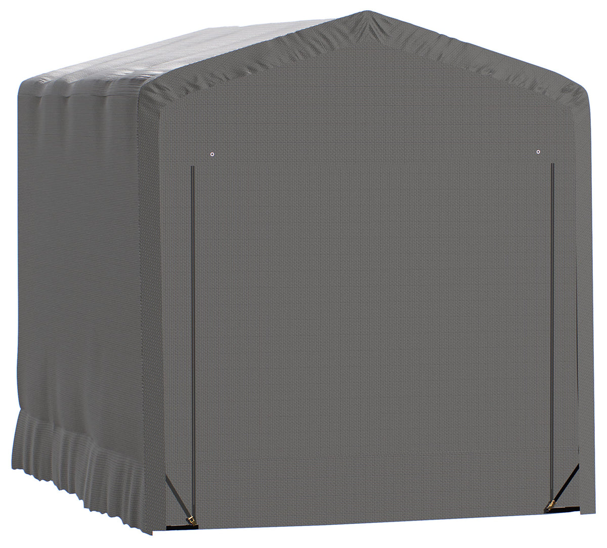 ShelterLogic ShelterTube Garage & Storage Shelter, 14' x 18' x 16' Heavy-Duty Steel Frame Wind and Snow-Load Rated Enclosure, Gray