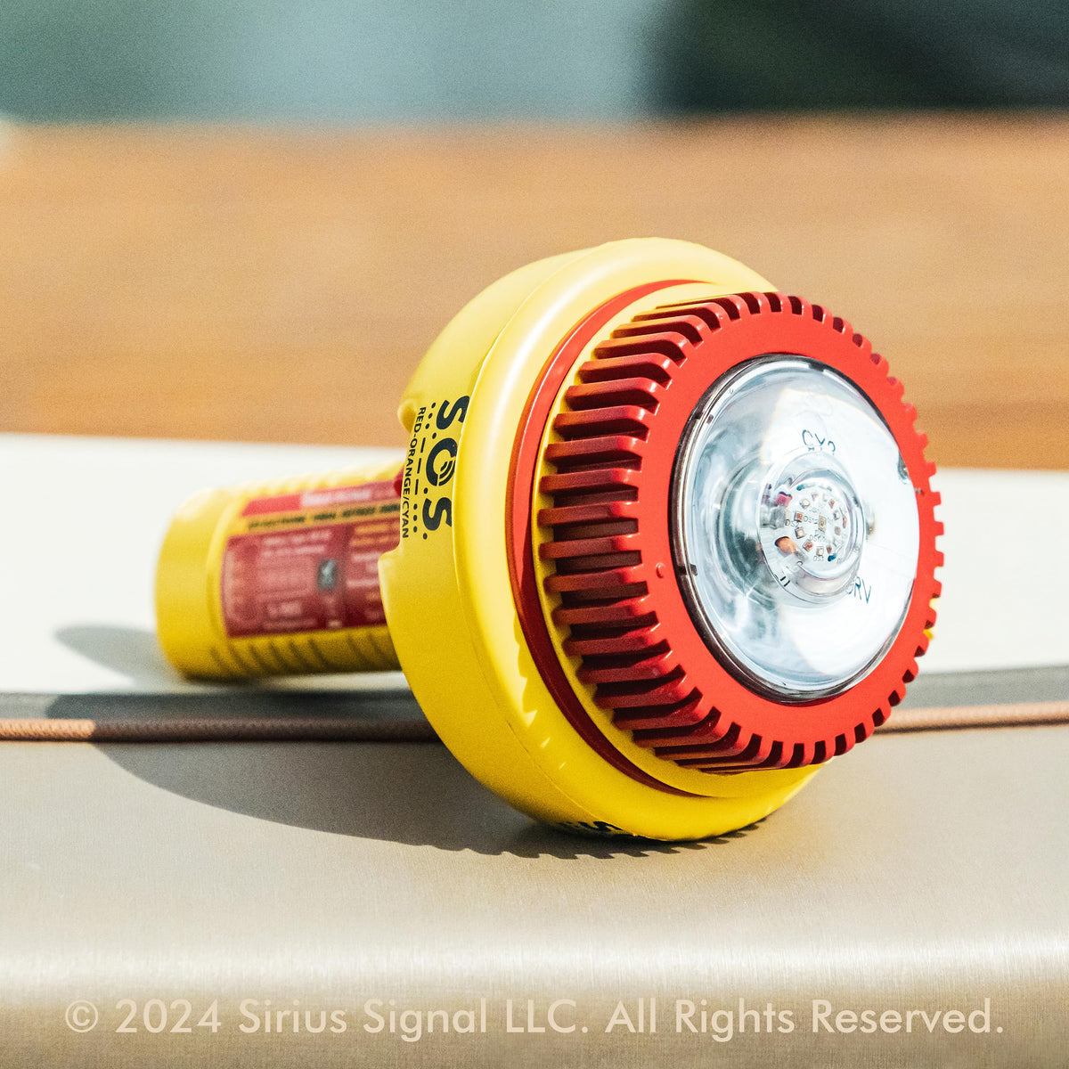 Sirius Signal C-1002 SOS LED Distress Signal - Two-Color & Infrared, USCG Approved, Includes Display Mount, Daytime Flag & Whistle