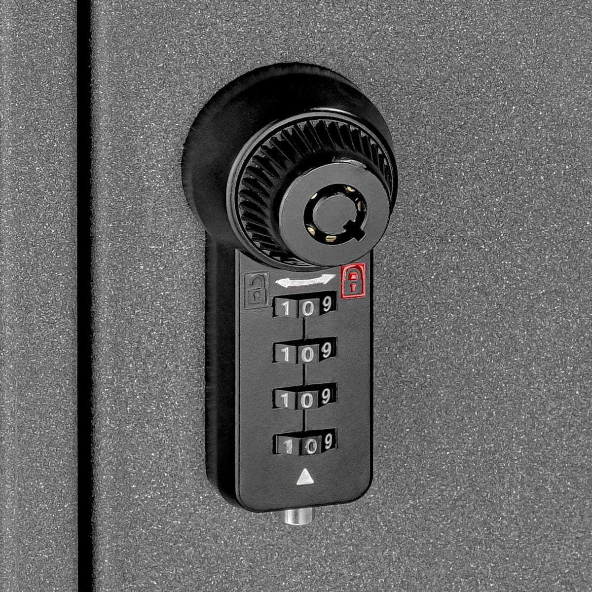 Mail Boss 8152 - Key Boss - Heavy Duty Commercial Grade Steel High Security Adjustable Key Cabinet - 105 Position Key Organizer Drop Box Locking Safe, with Combination Lock, Granite