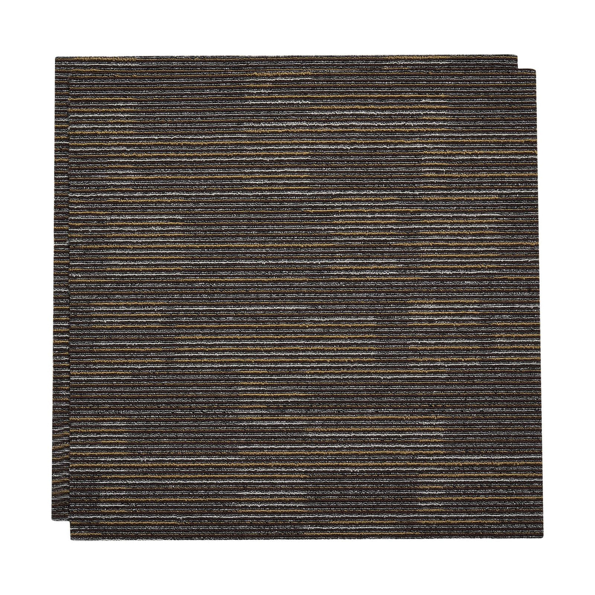 VEVOR Carpet Tiles Reusable 24x24 inch, 24 PCS Modular Carpet Square Rug, Commercial Floor Soft Padded for Seamless Cover 96sq.ft², Easy DIY for Living Room Bedroom Office Indoor,Gray & Brown