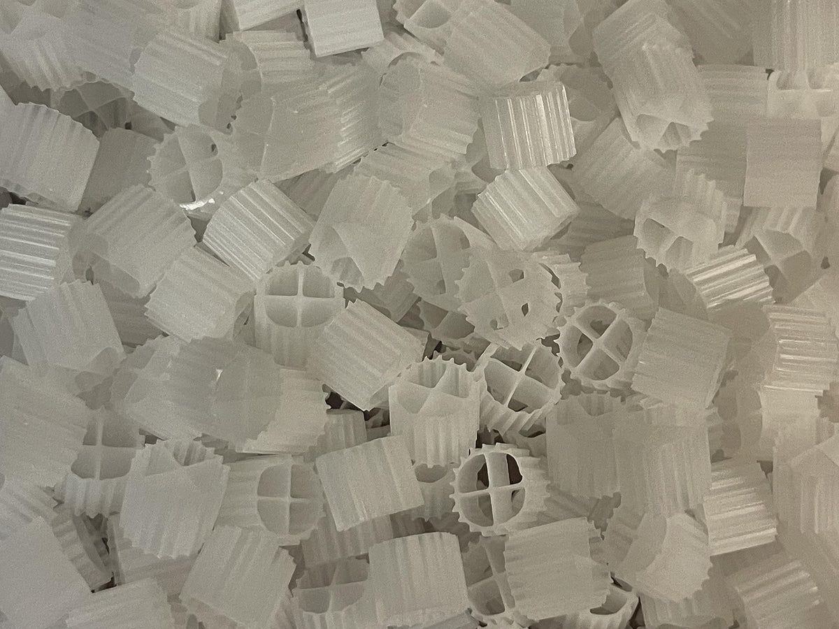 K1 Bio Filter Media Moving Bed Biofilm Reactor (MBBR) for Aquaponics, Aquaculture, Hydroponics - Ponds - Aquariums by Wholesale Koi Farm, (2 Cubic Feet)