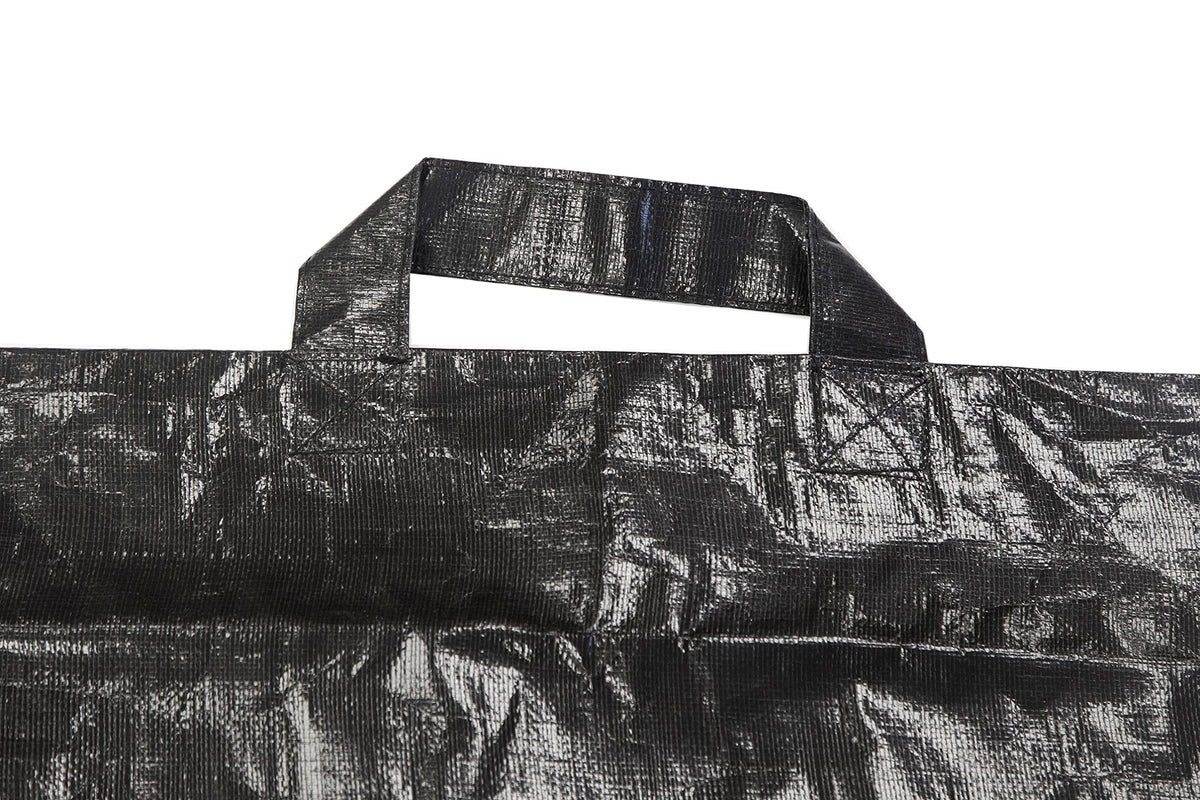 Primacare CSBB-3201 Body Bag Stretcher Combo, with Side Handles, Outdoor Camping Sleeping Hiking Pouch Polyethylene Cadaver Disaster, Black, 90 in. x 36 in., (Pack of 12)