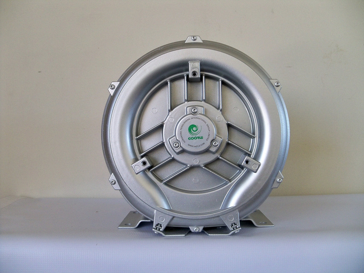 1.27 Hp Regenerative Blower, 220V/1Phase, 103 Cfm, 56"H2O Max Press, Goorui-USA GHBH 1D2 12 1R4