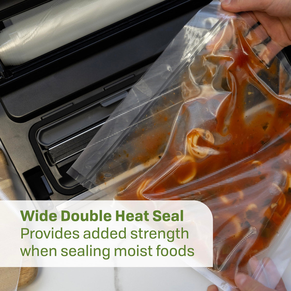 NESCO VS‑22LB Premium Vacuum Sealer for Home Food Storage, Electric Sealing System with LiquidLock™ Technology