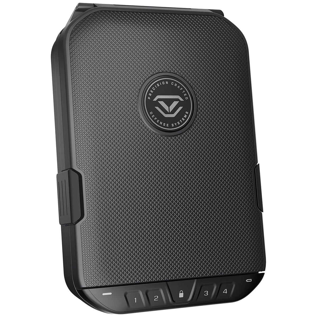 VAULTEK LifePod 20 Full-Size Lockable Weatherproof Case with Built-in Lock, Steel Security Cable, & TSA Handgun Case or Car Safe, Portable Travel Pistol Safe/Titanium Gray