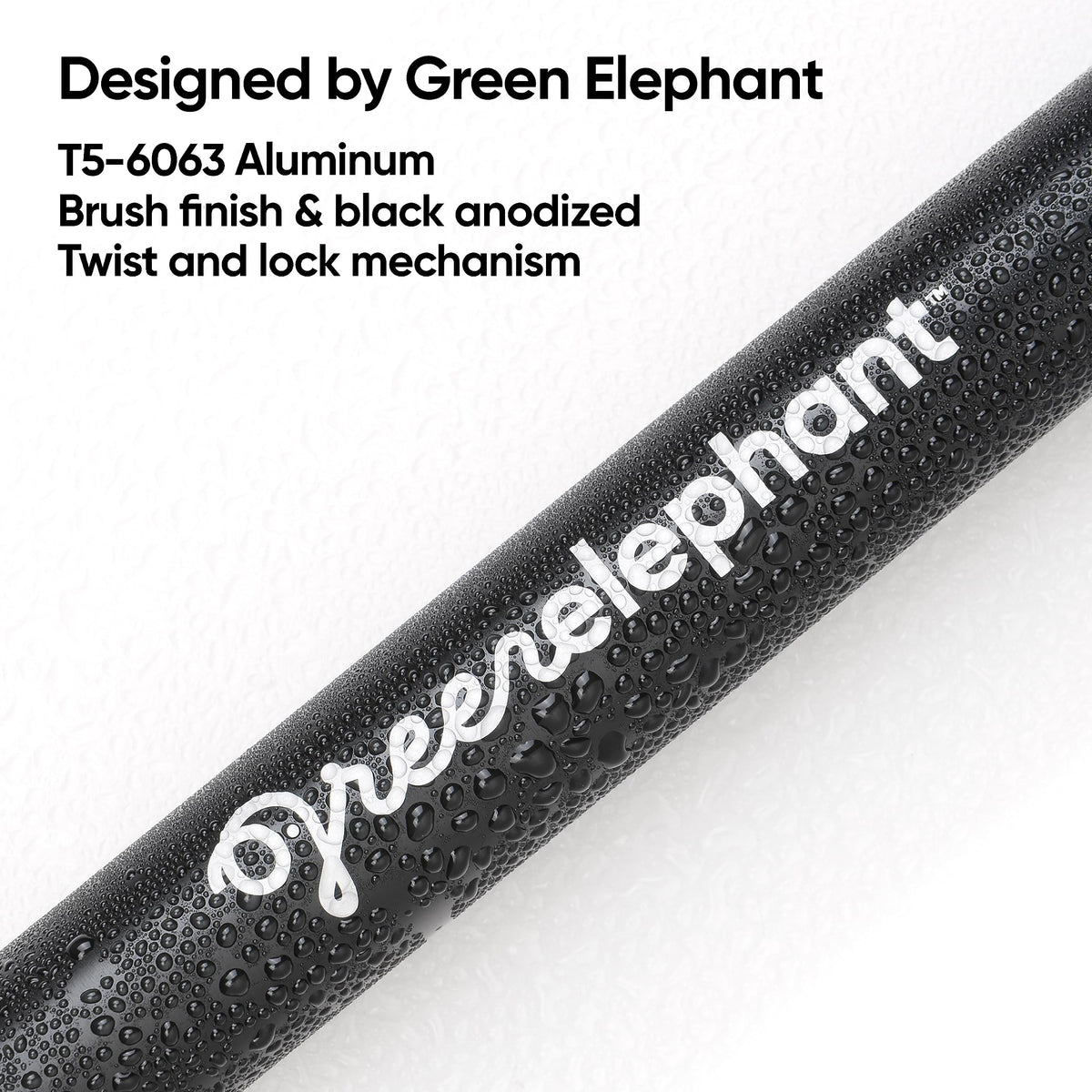 Green Elephant Camping Tarp Poles - Adjustable Aluminum Telescoping Tent Poles for Tarps, Canopy & Awning - Heavy Duty Collapsible Pole Set of 4 - Extends 8ft, Shrinks to 2ft - Caravan & Beach Shade