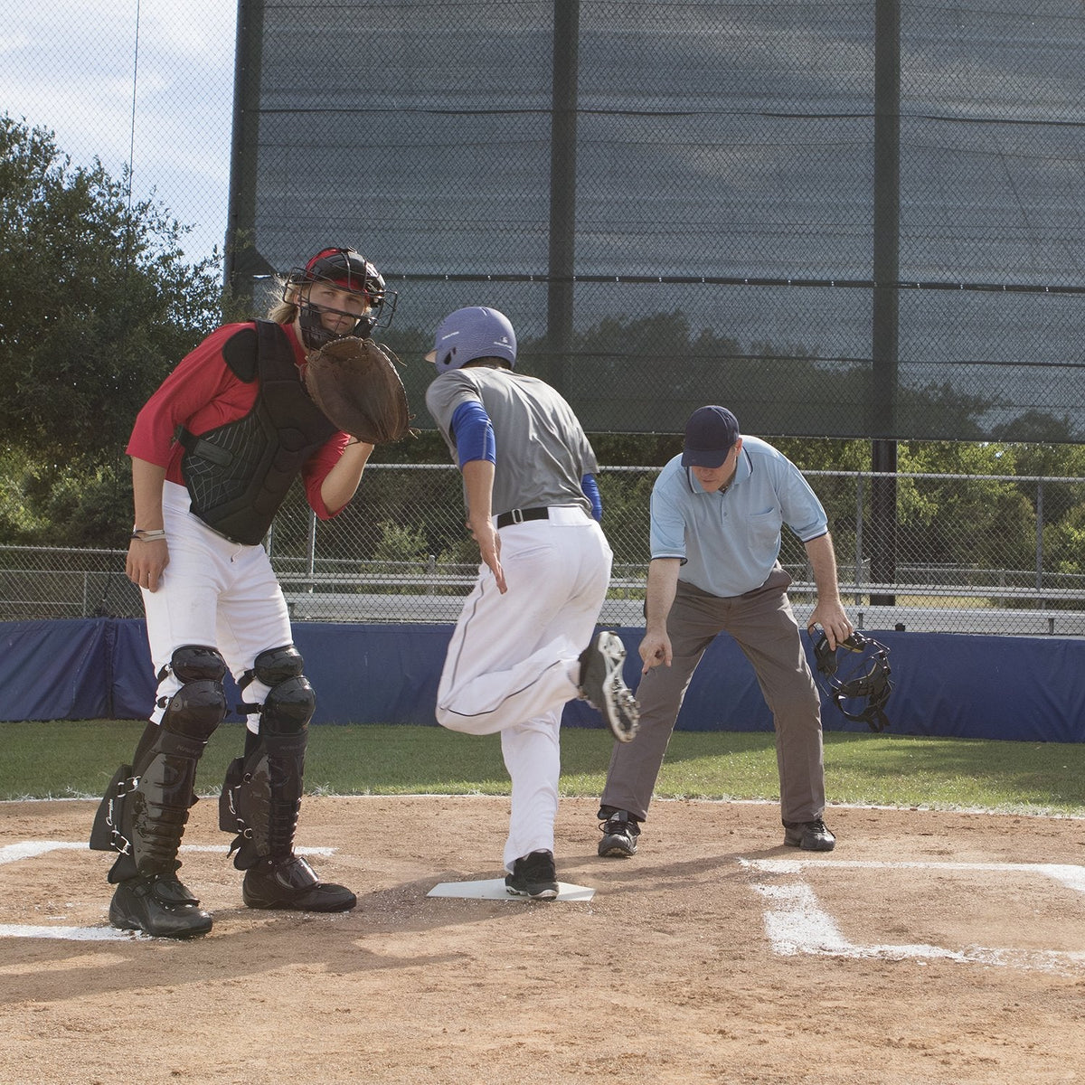 Champion Sports Universal Homeplate – Molded Rubber, Metal Bottom Home Plate with Ground Anchor and Spikes